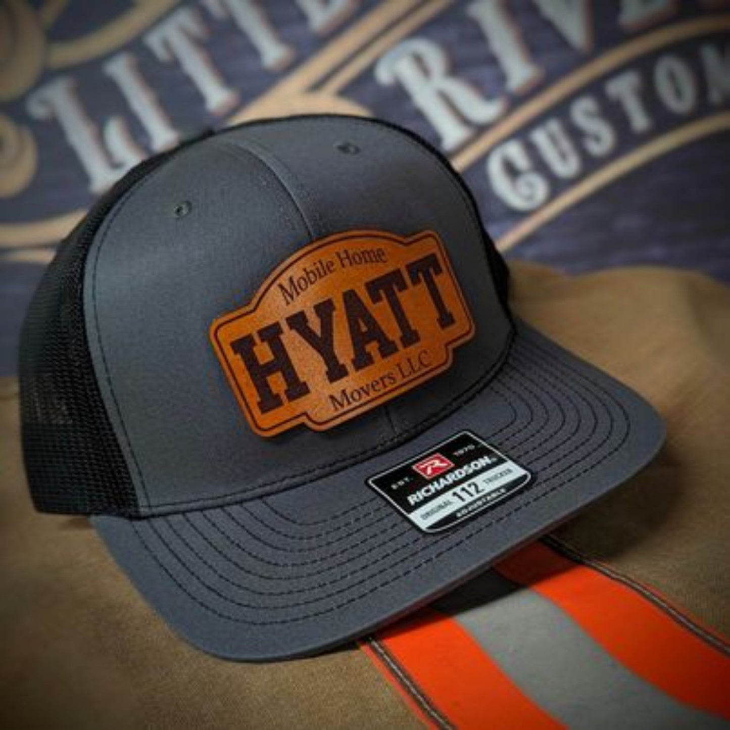 Custom Leather Patch Hat