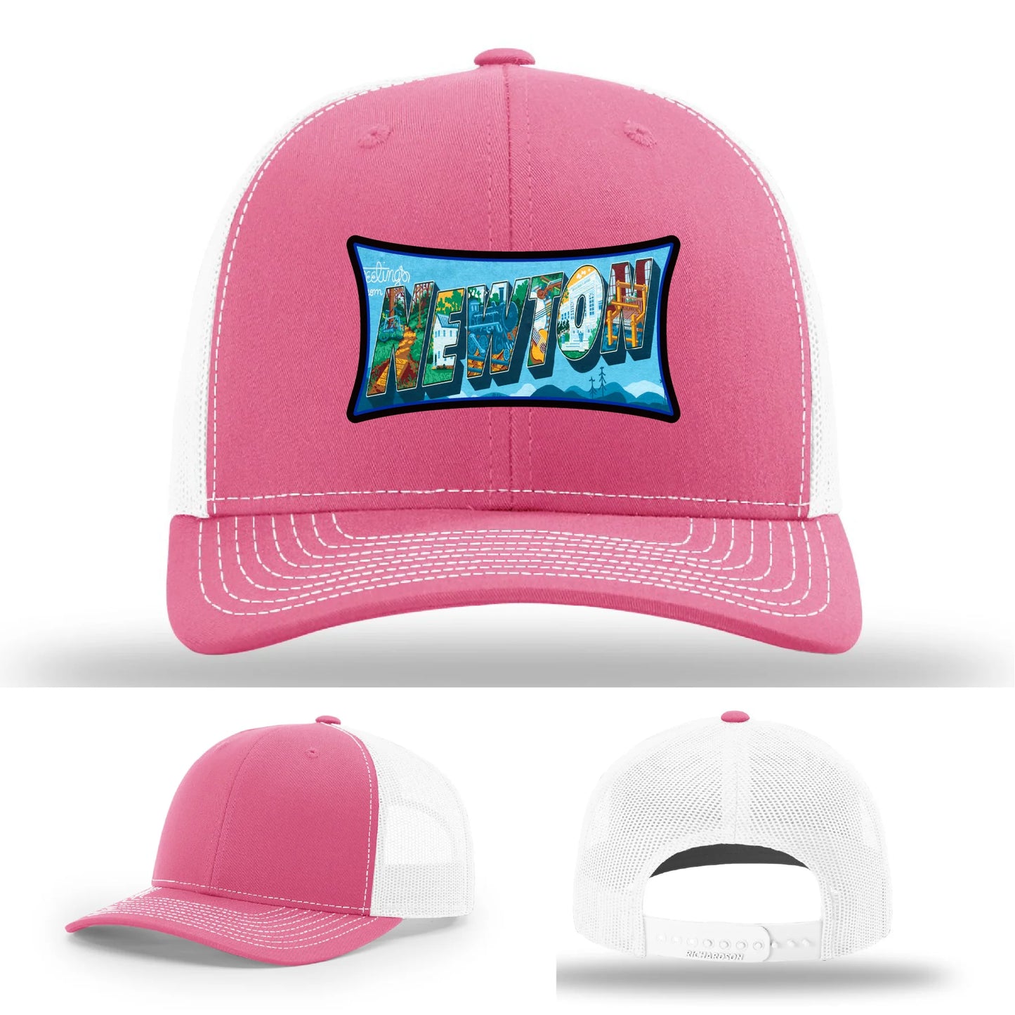 Newton NC leather patch hat