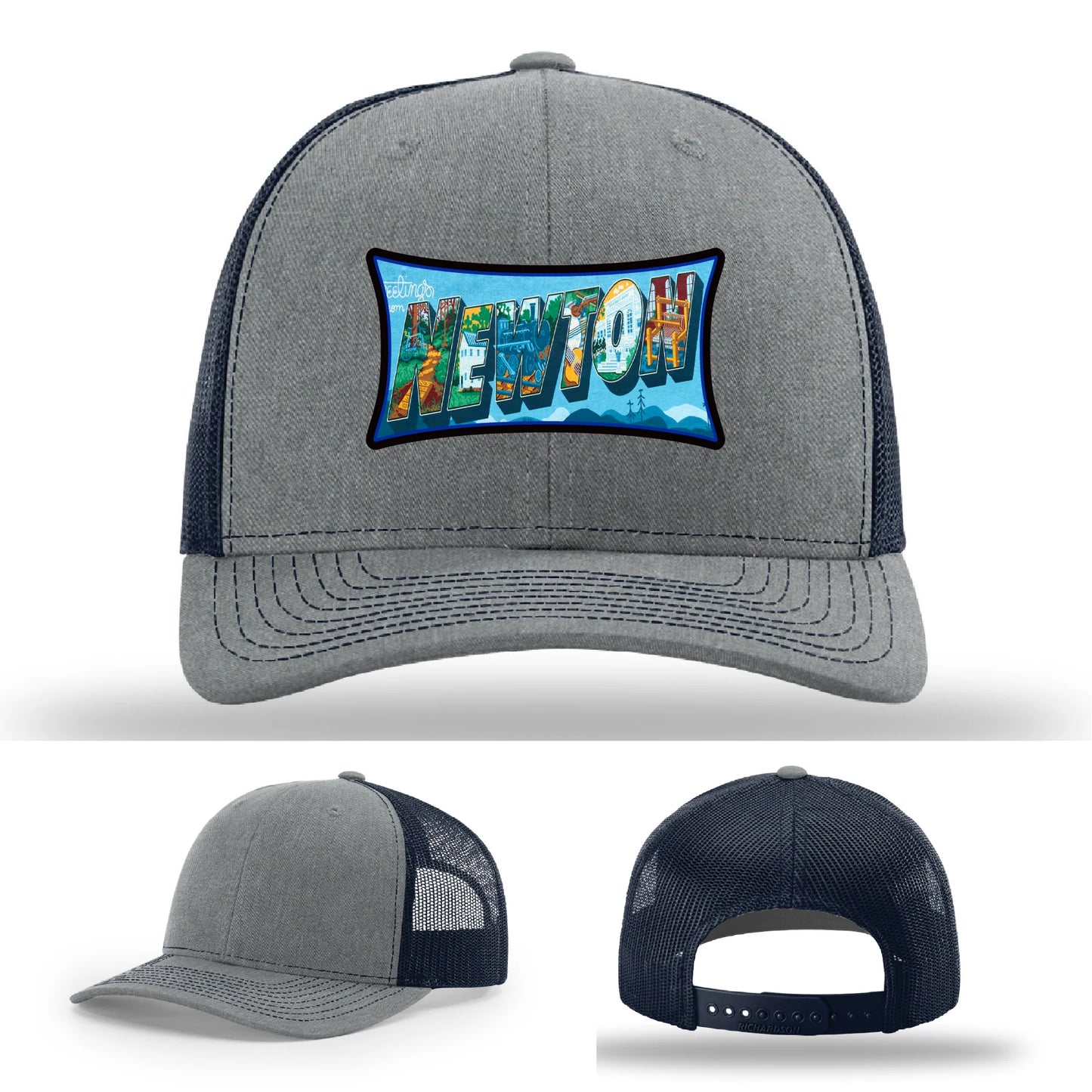 Newton NC leather patch hat