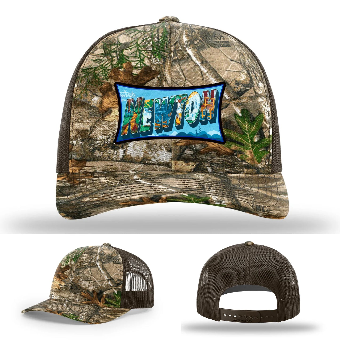 Newton NC leather patch hat