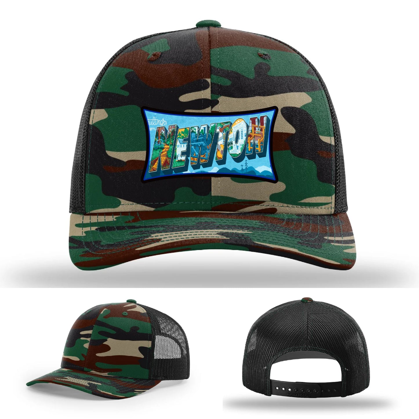 Newton NC leather patch hat