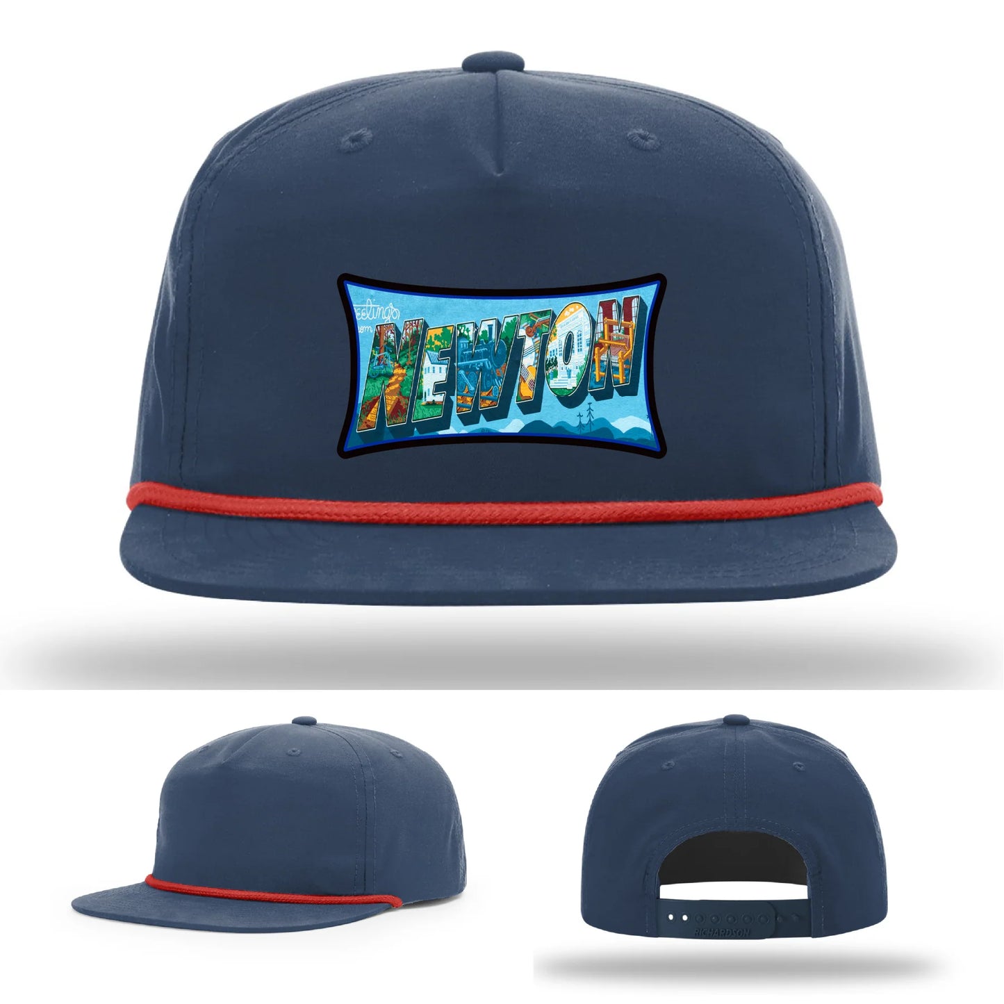 Newton NC leather patch hat