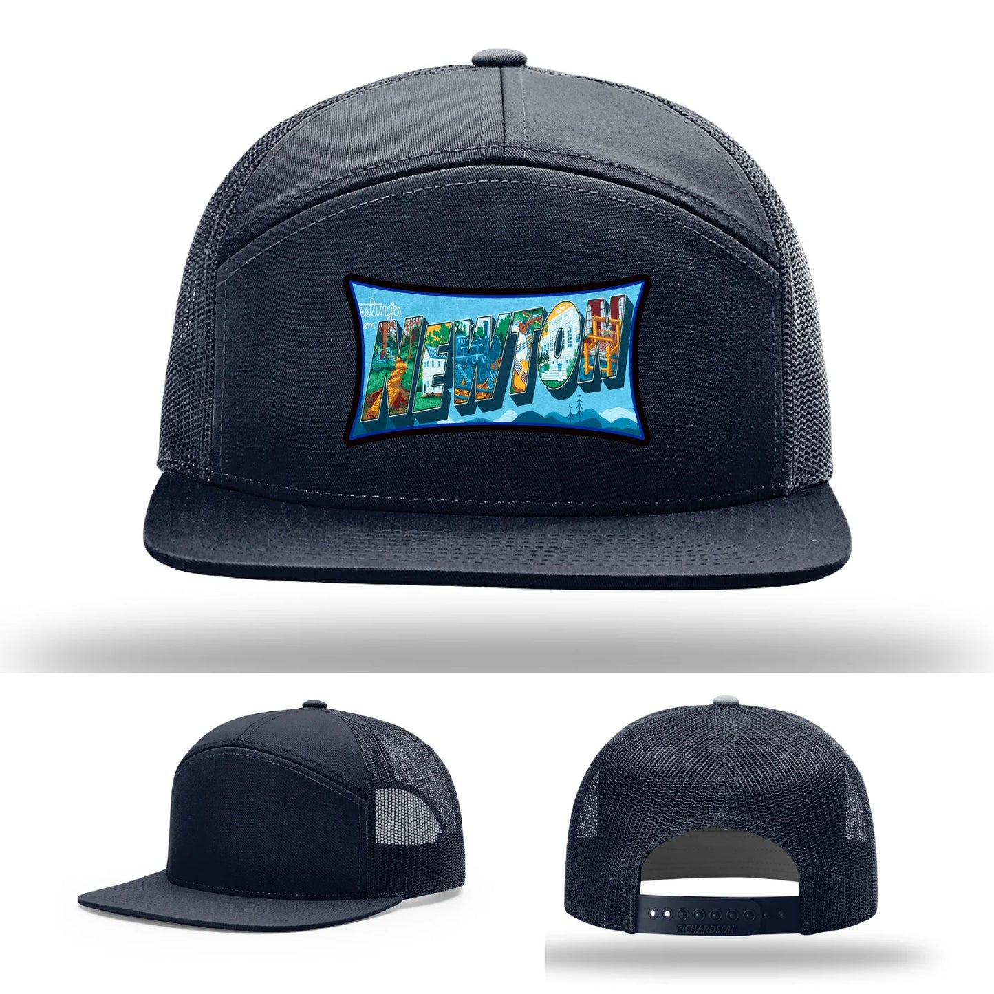Newton NC leather patch hat