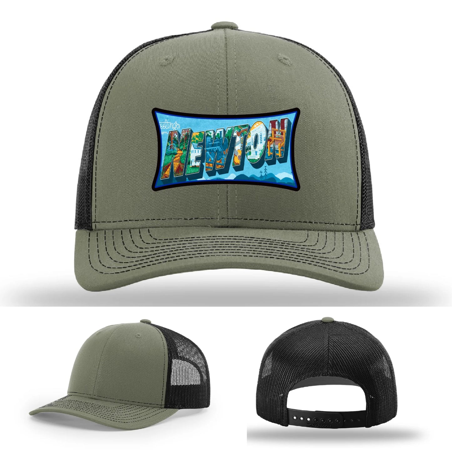 Newton NC leather patch hat