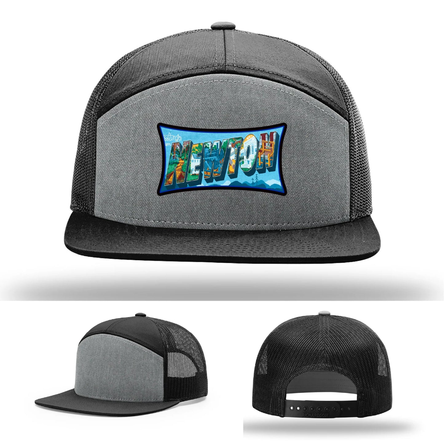 Newton NC leather patch hat