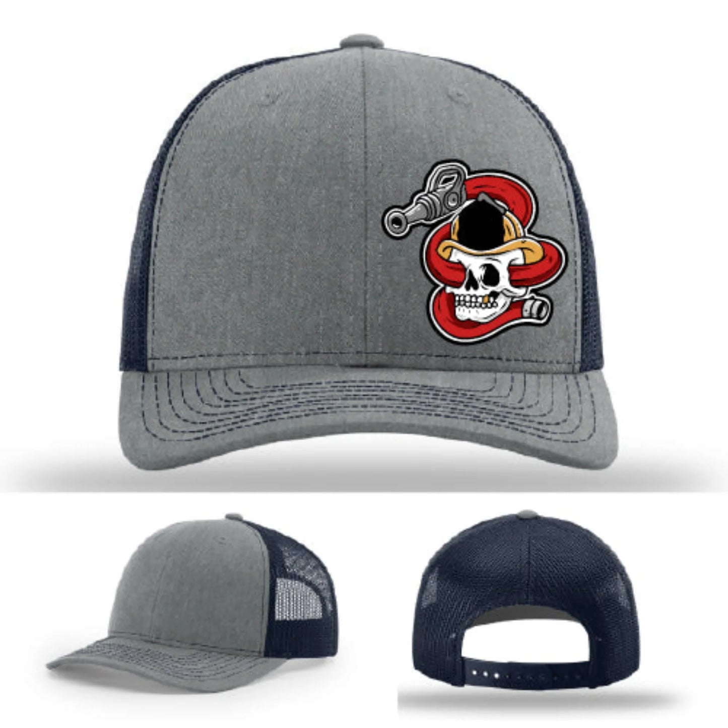 Get Hosed Hat | Firefighter Leather Patch Design