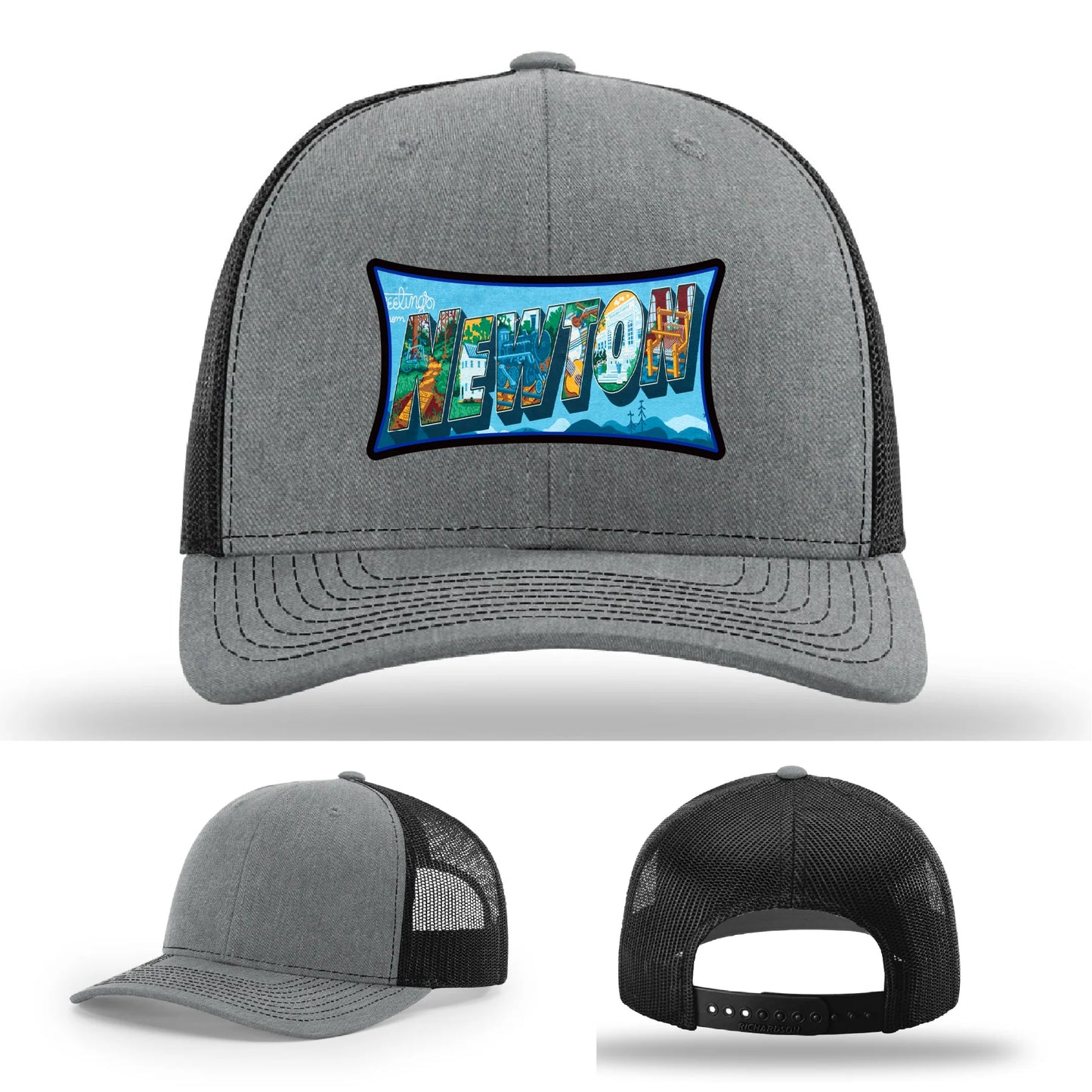 Newton NC leather patch hat