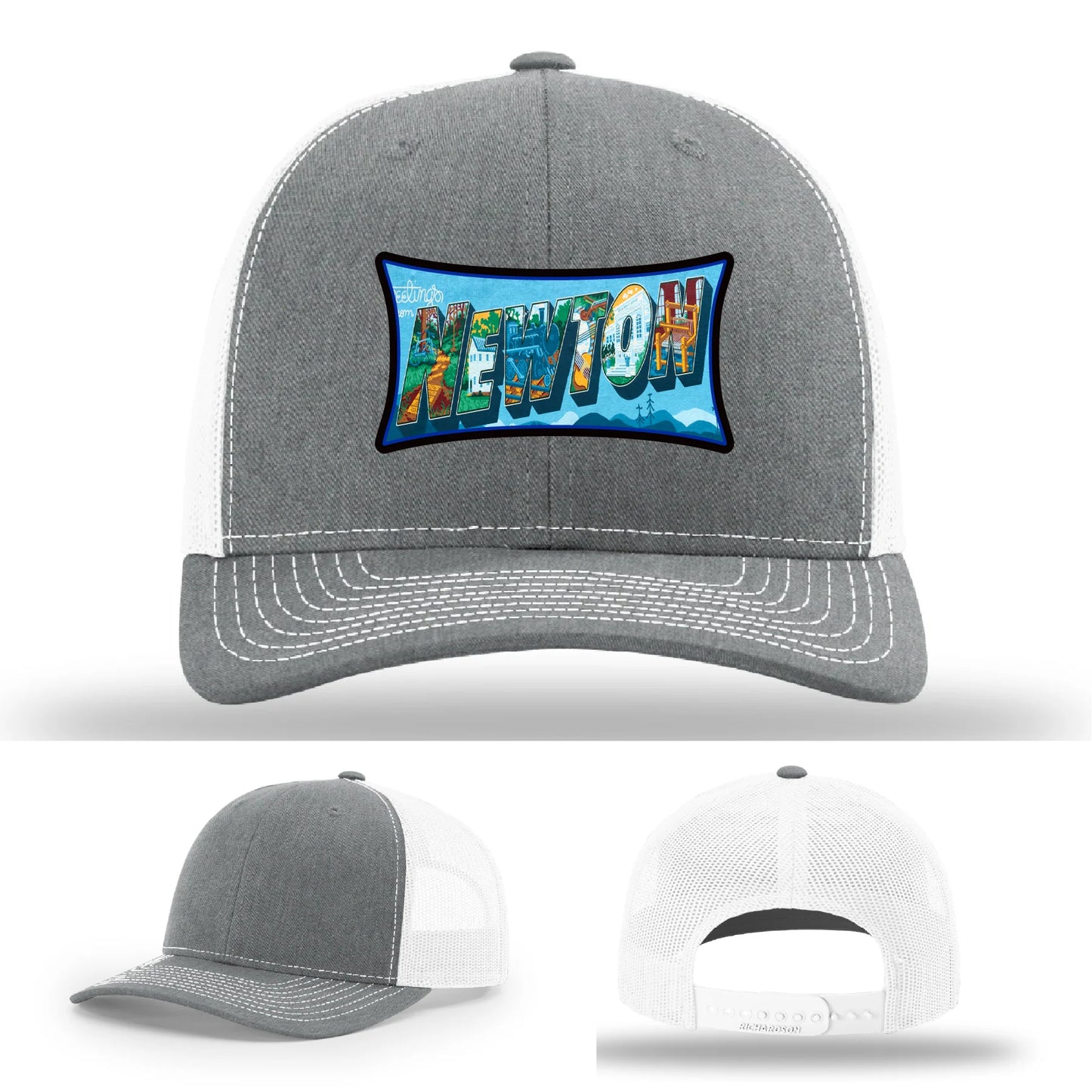 Newton NC leather patch hat