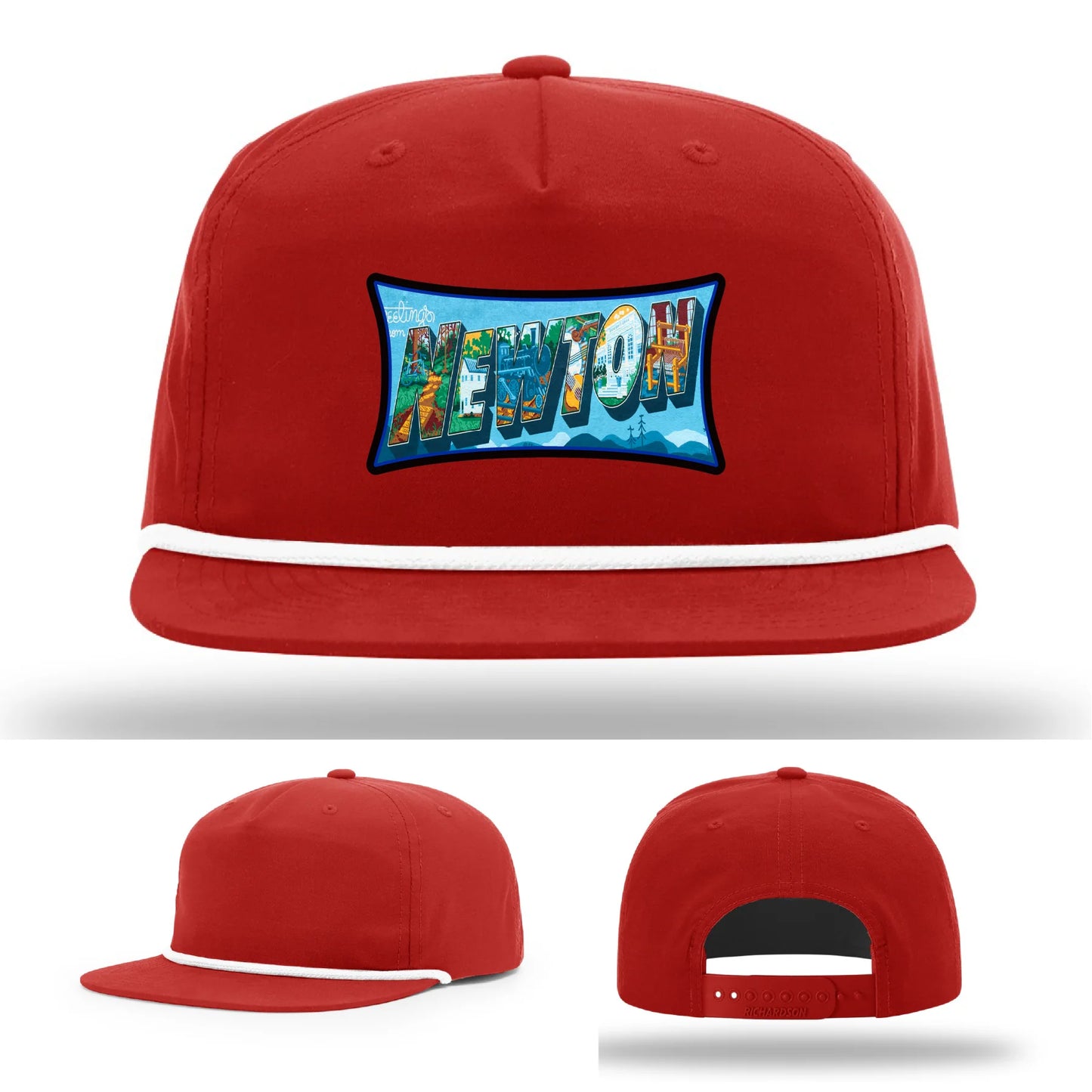 Newton NC leather patch hat