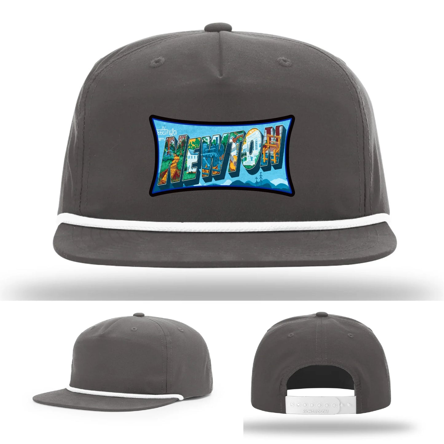Newton NC leather patch hat