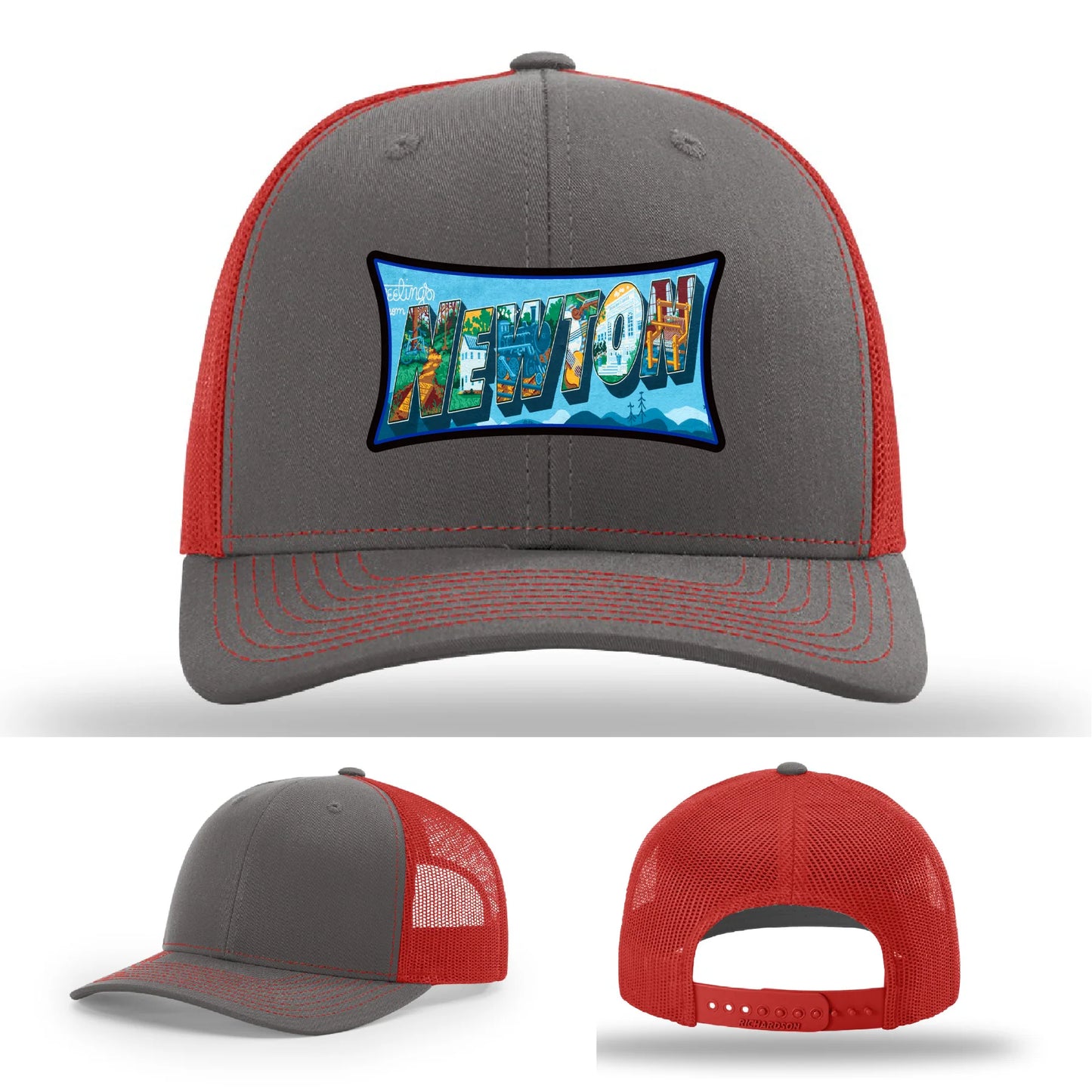 Newton NC leather patch hat