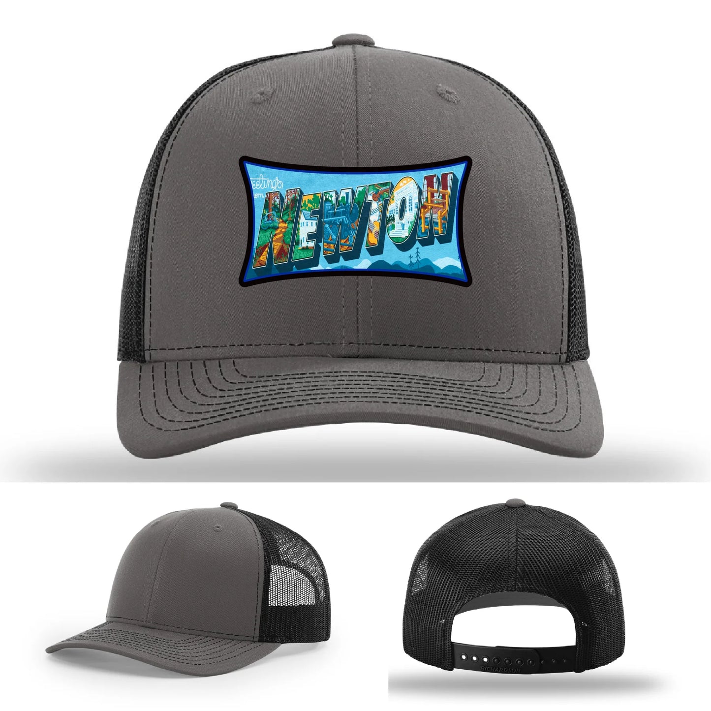 Newton NC leather patch hat