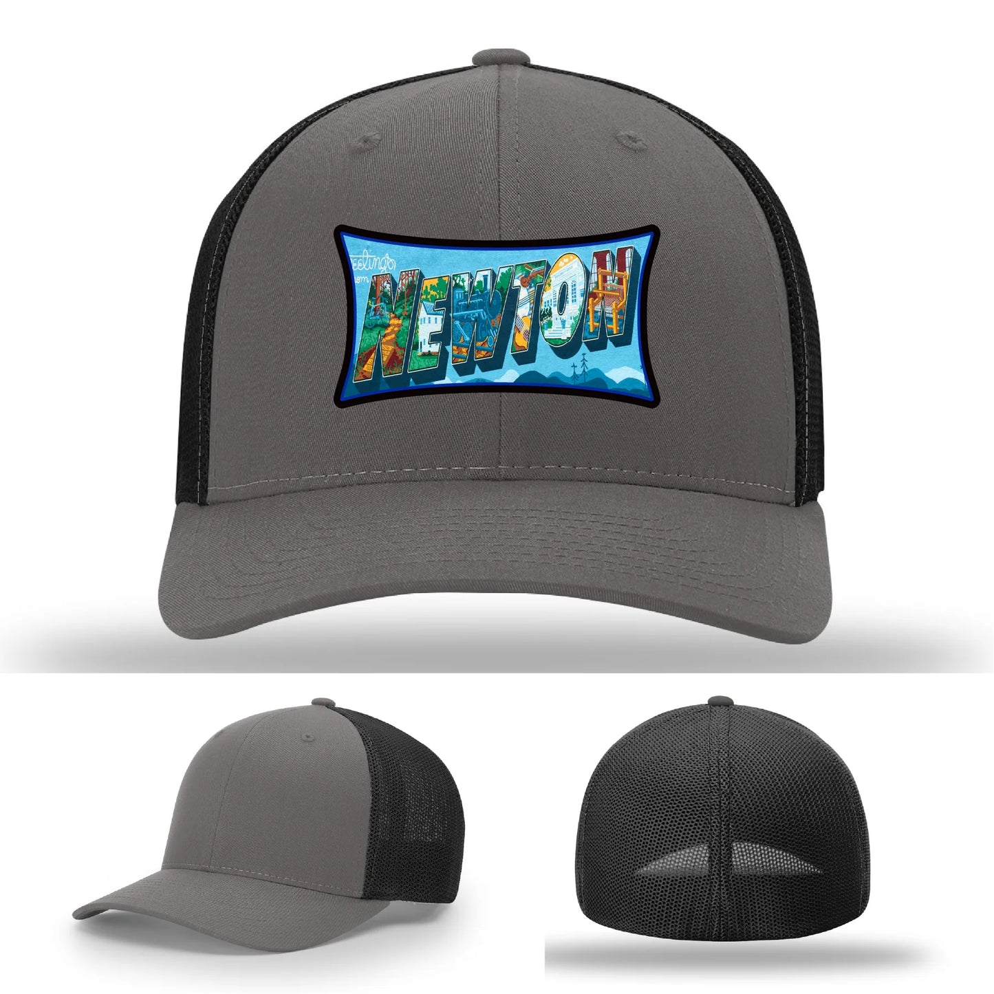 Newton NC leather patch hat