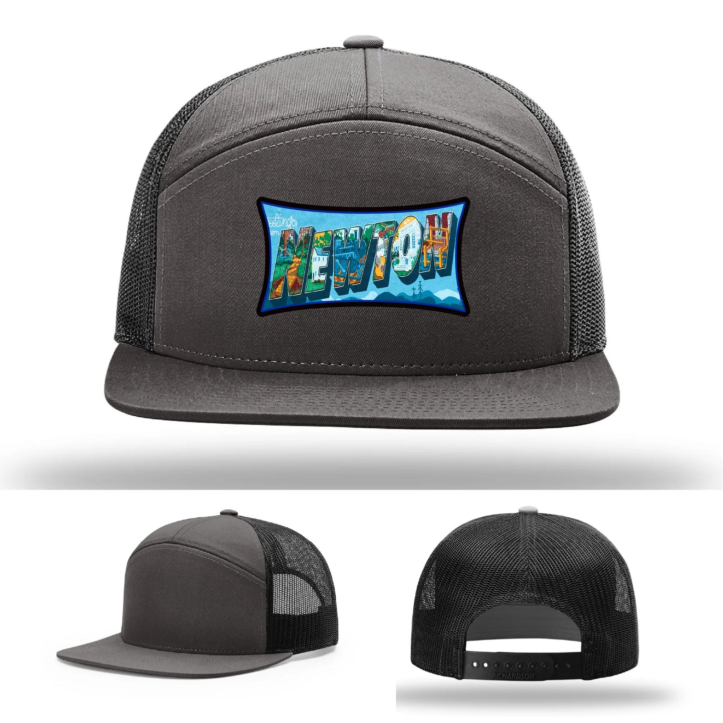 Newton NC leather patch hat