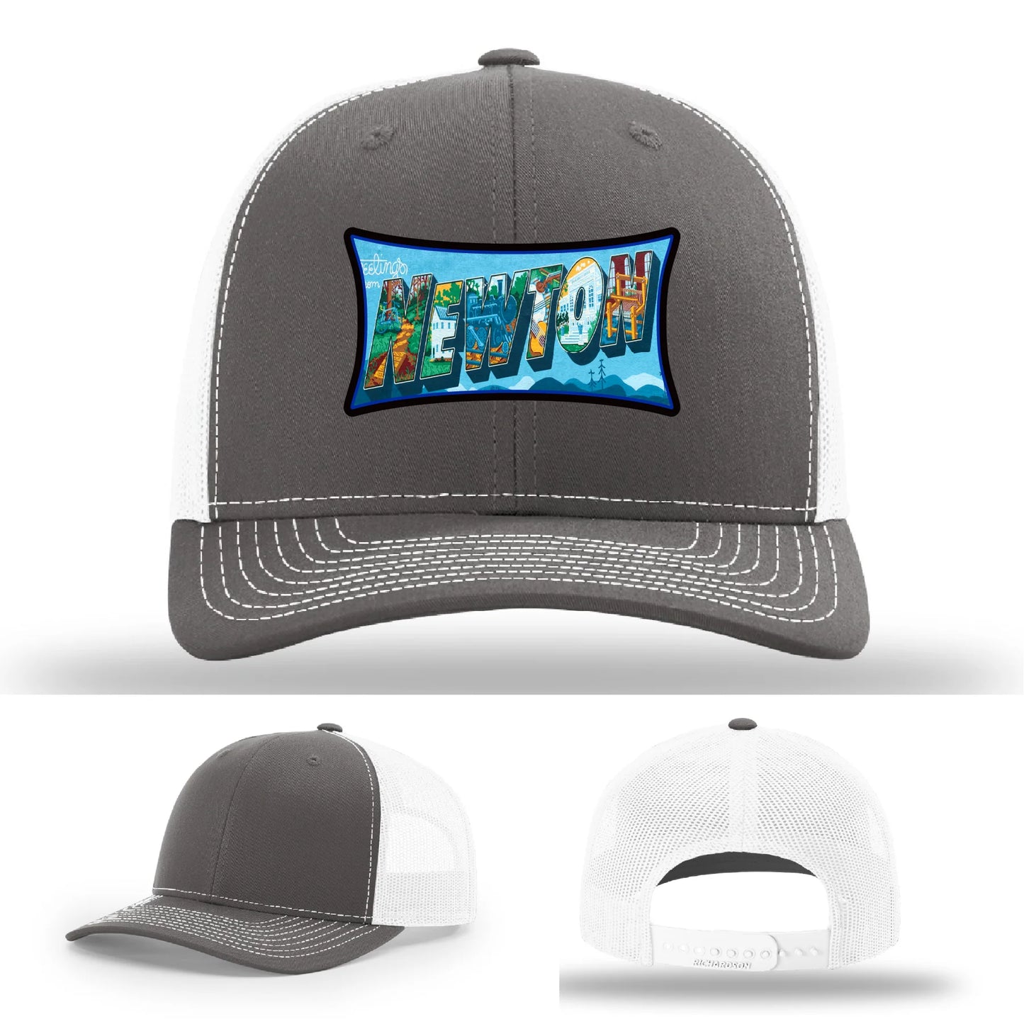 Newton NC leather patch hat