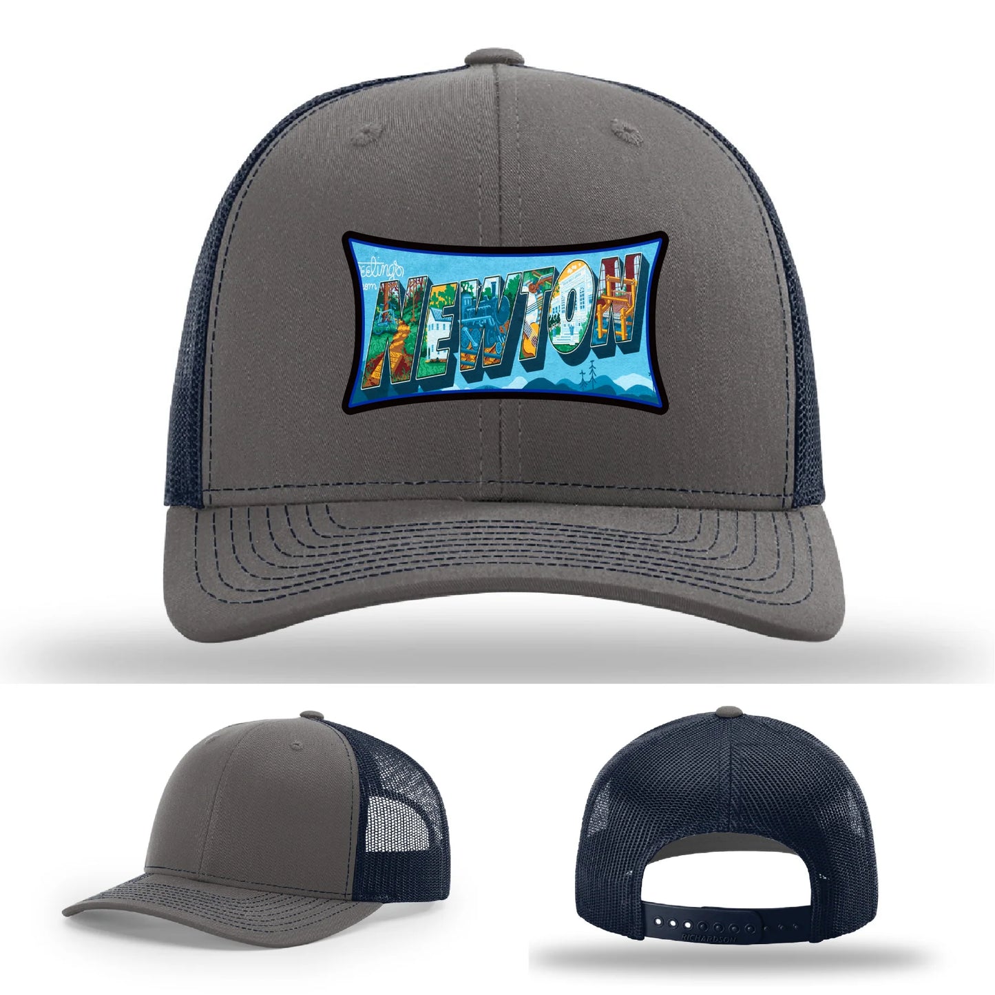 Newton NC leather patch hat
