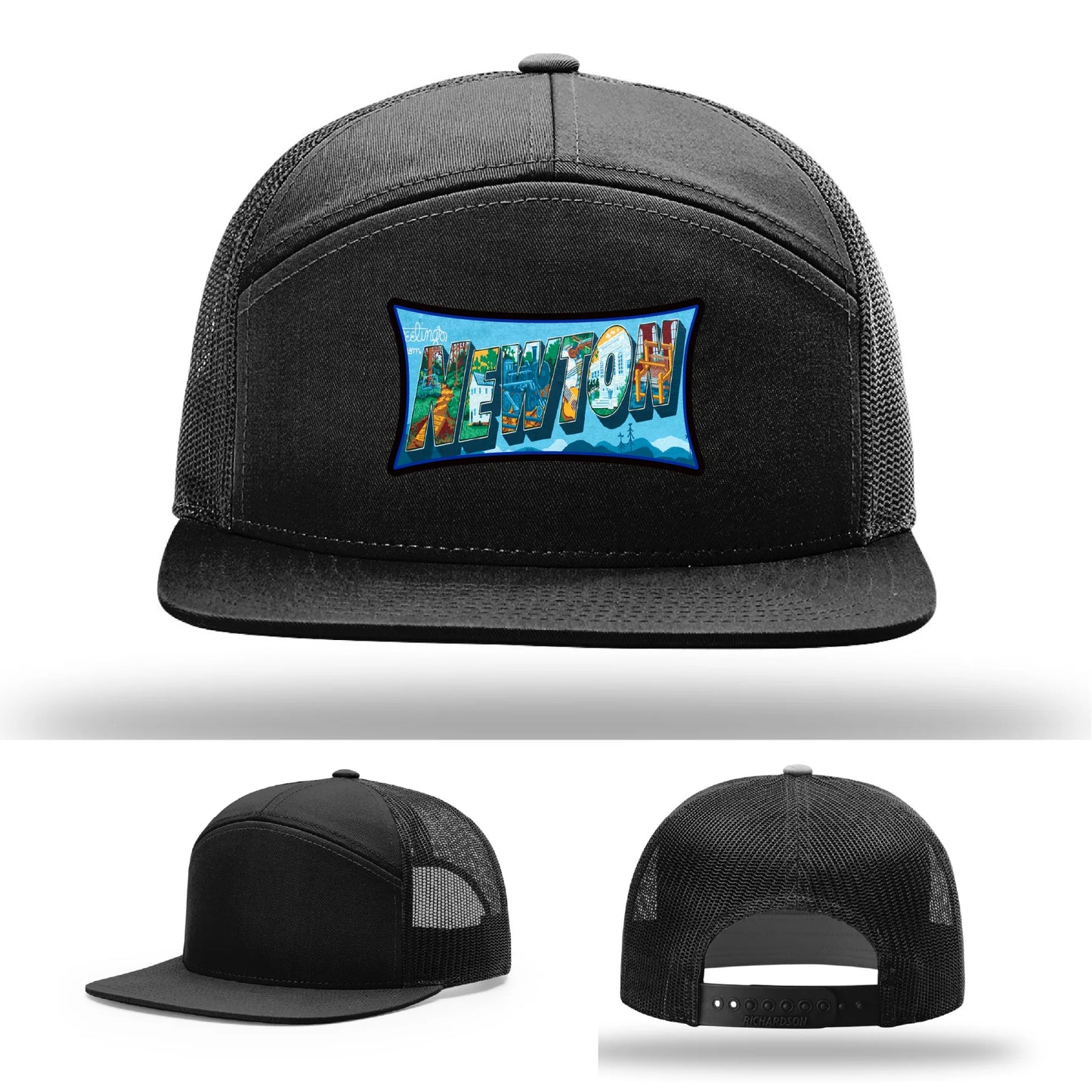 Newton NC leather patch hat