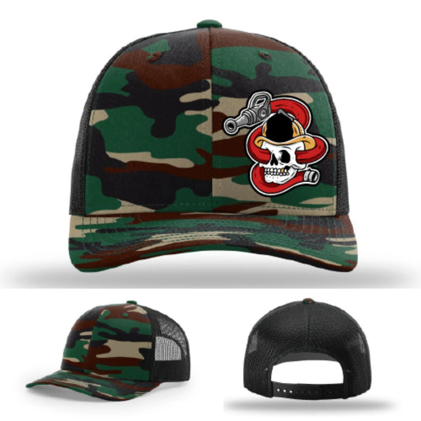 Get Hosed Hat | Firefighter Leather Patch Design