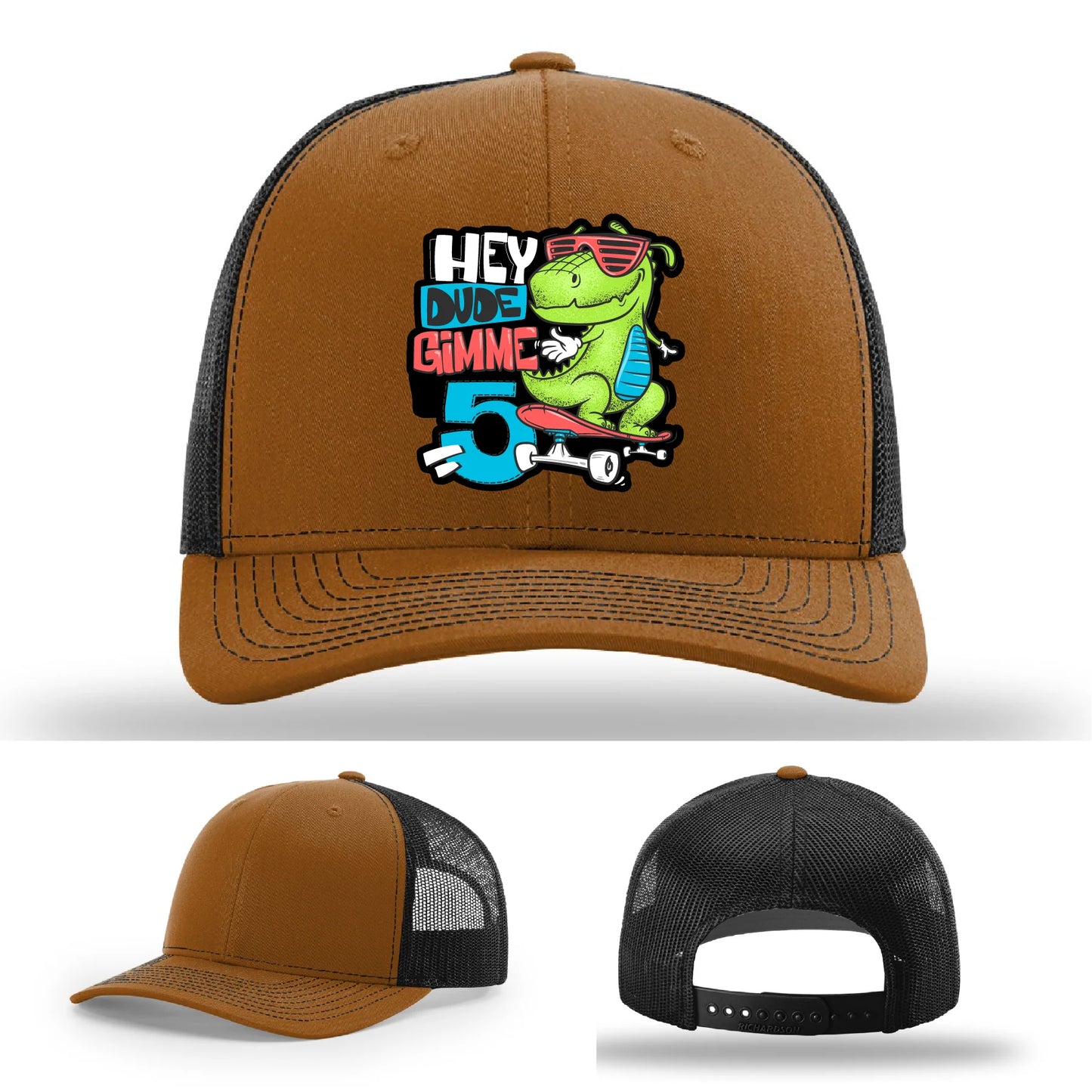 Gimme 5 Leather Patch Hat
