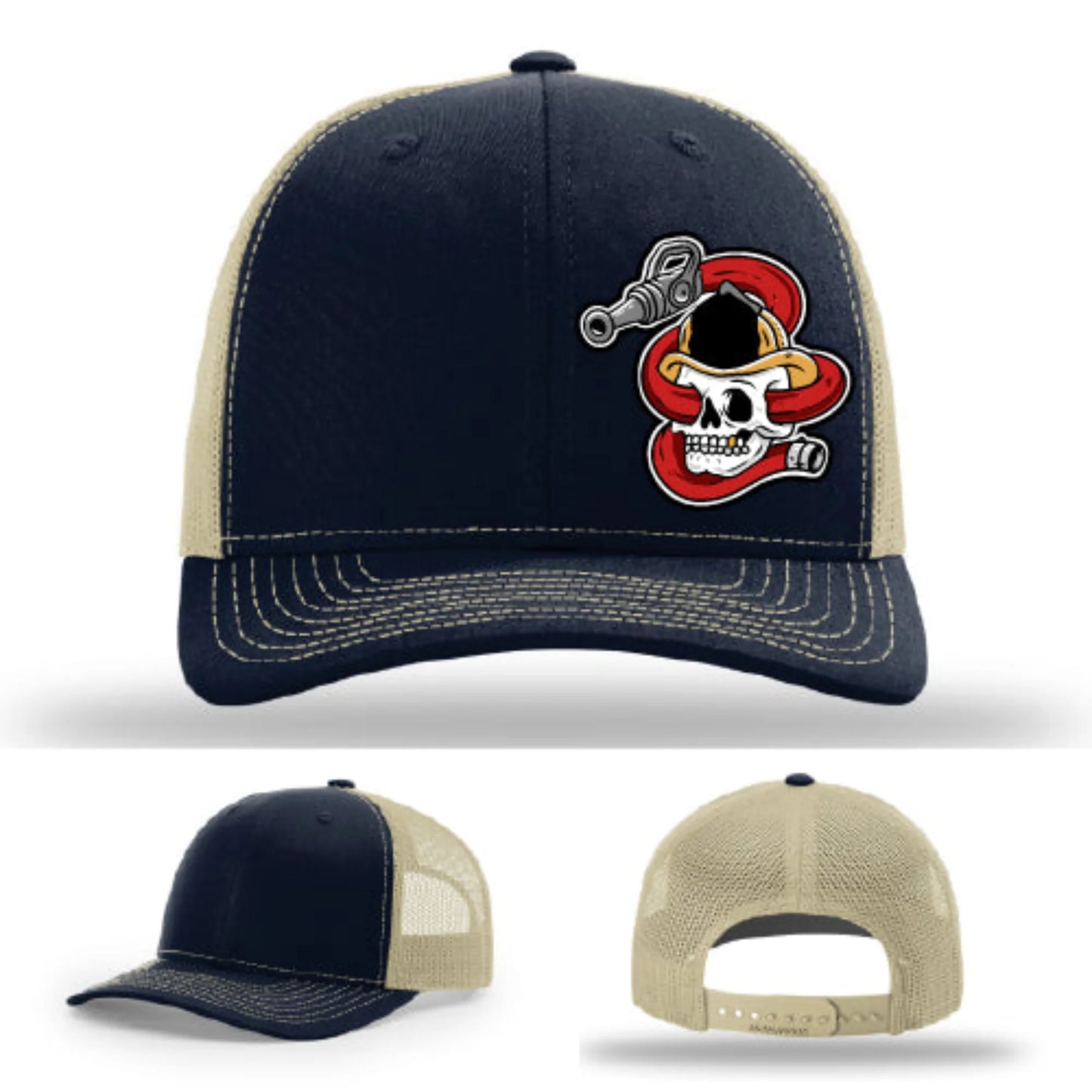 Get Hosed Hat | Firefighter Leather Patch Design