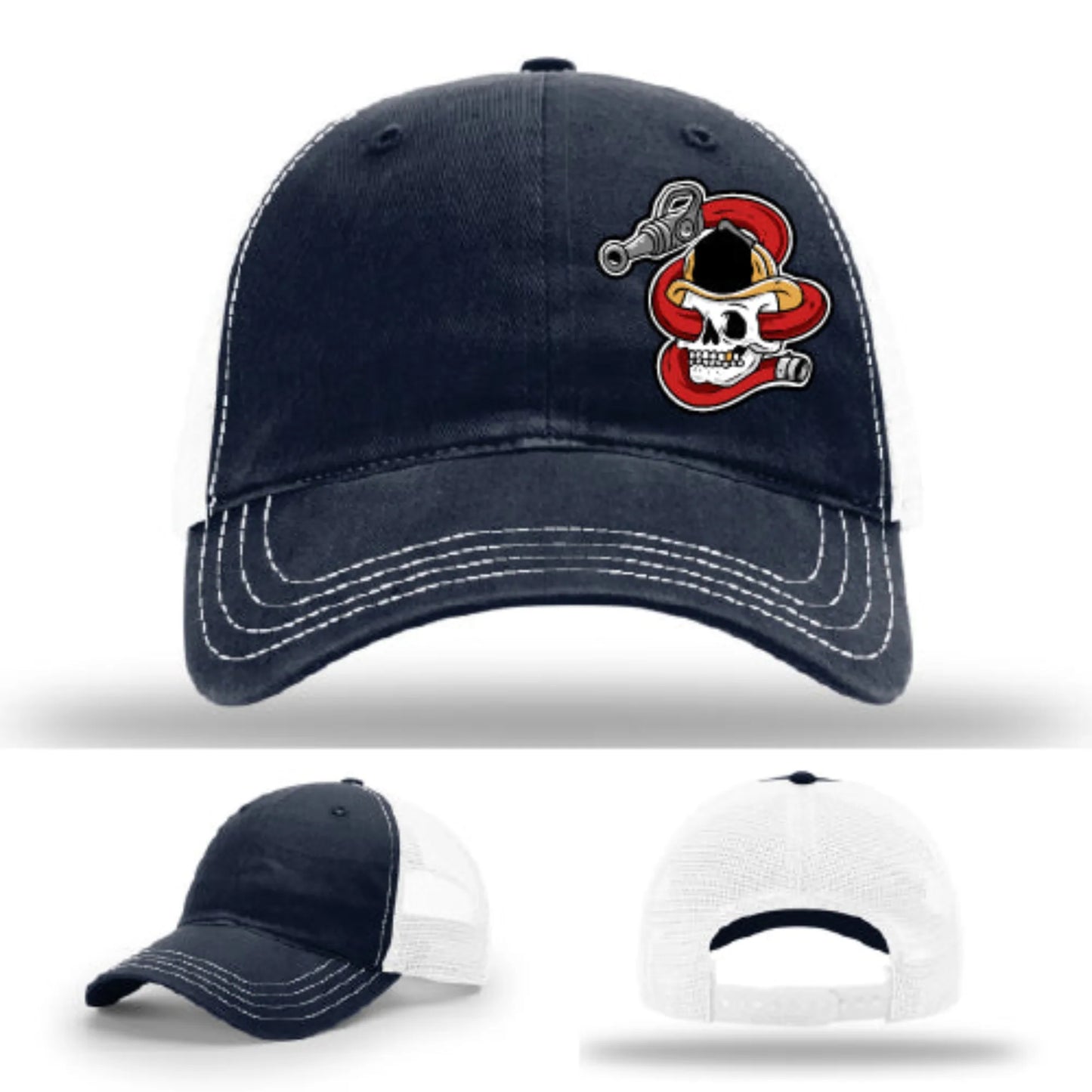 Get Hosed Hat | Firefighter Leather Patch Design