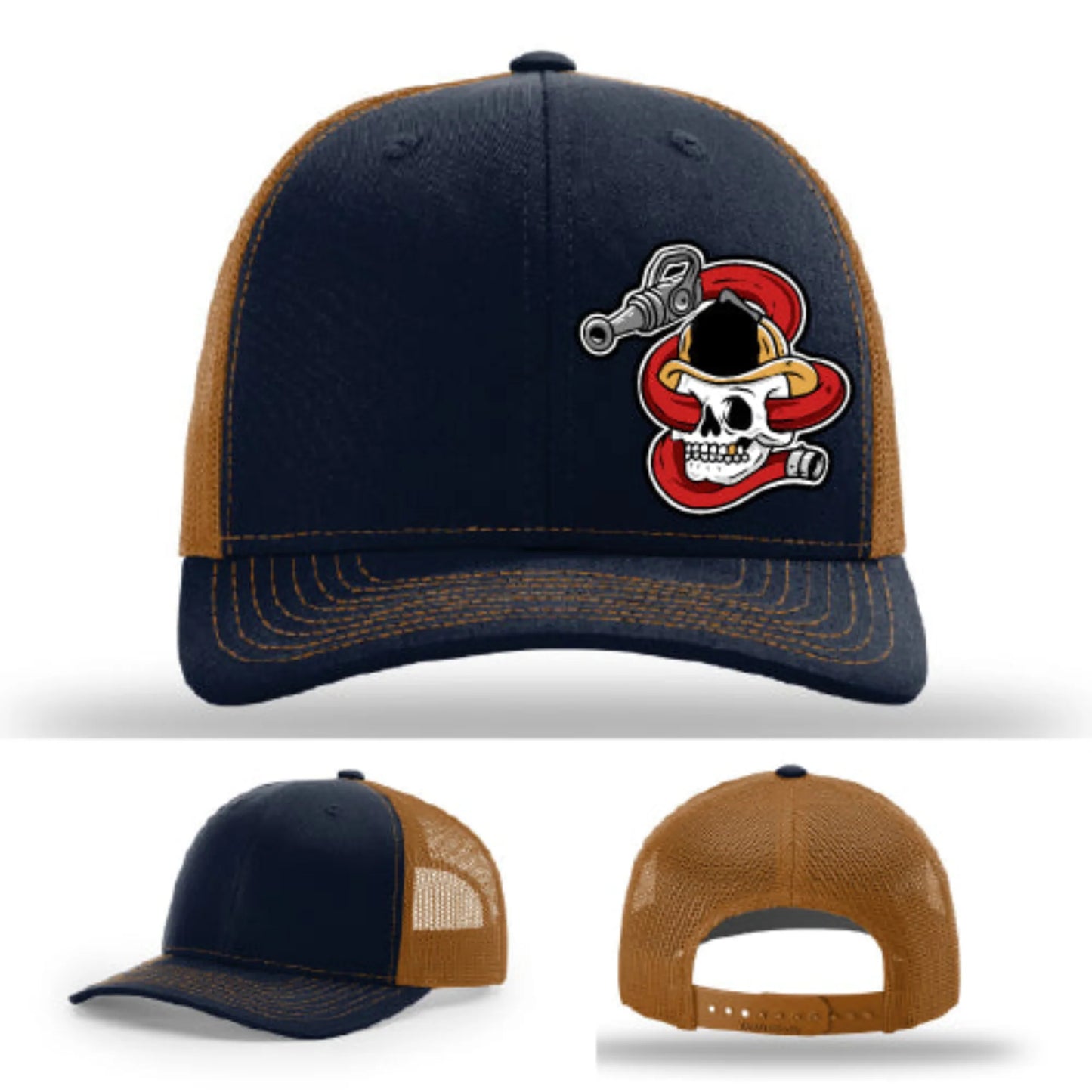 Get Hosed Hat | Firefighter Leather Patch Design