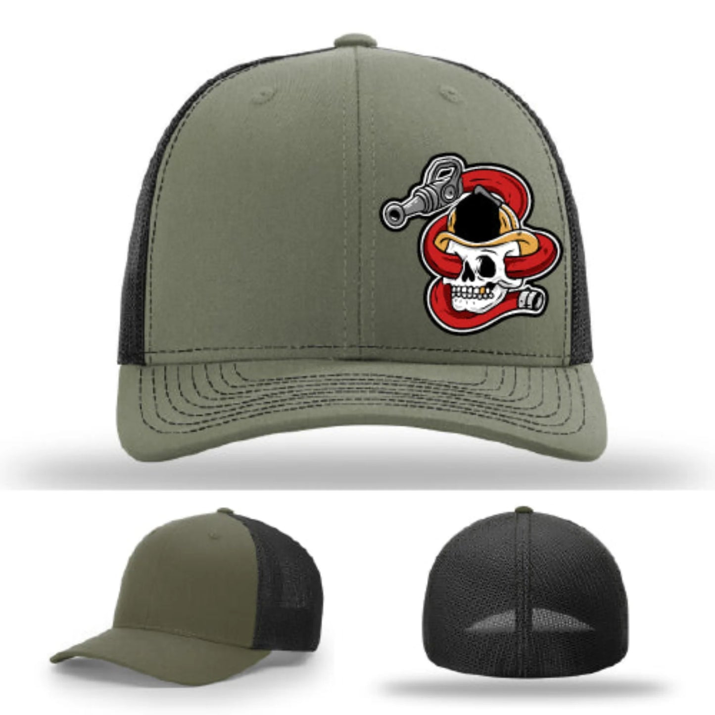 Get Hosed Hat | Firefighter Leather Patch Design