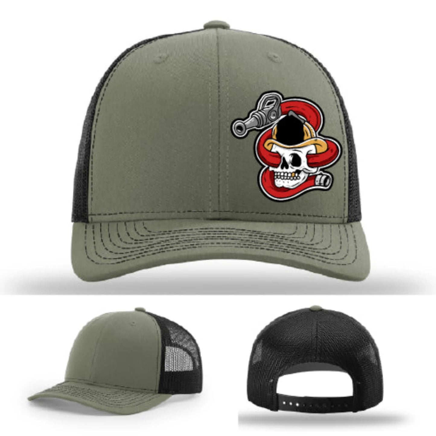 Get Hosed Hat | Firefighter Leather Patch Design