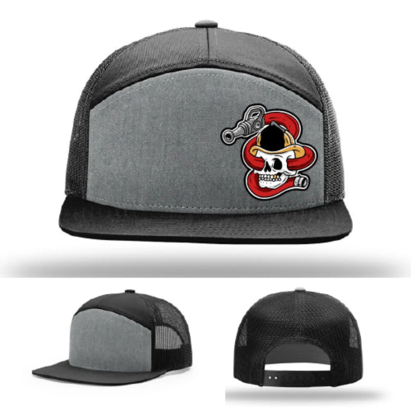 Get Hosed Hat | Firefighter Leather Patch Design