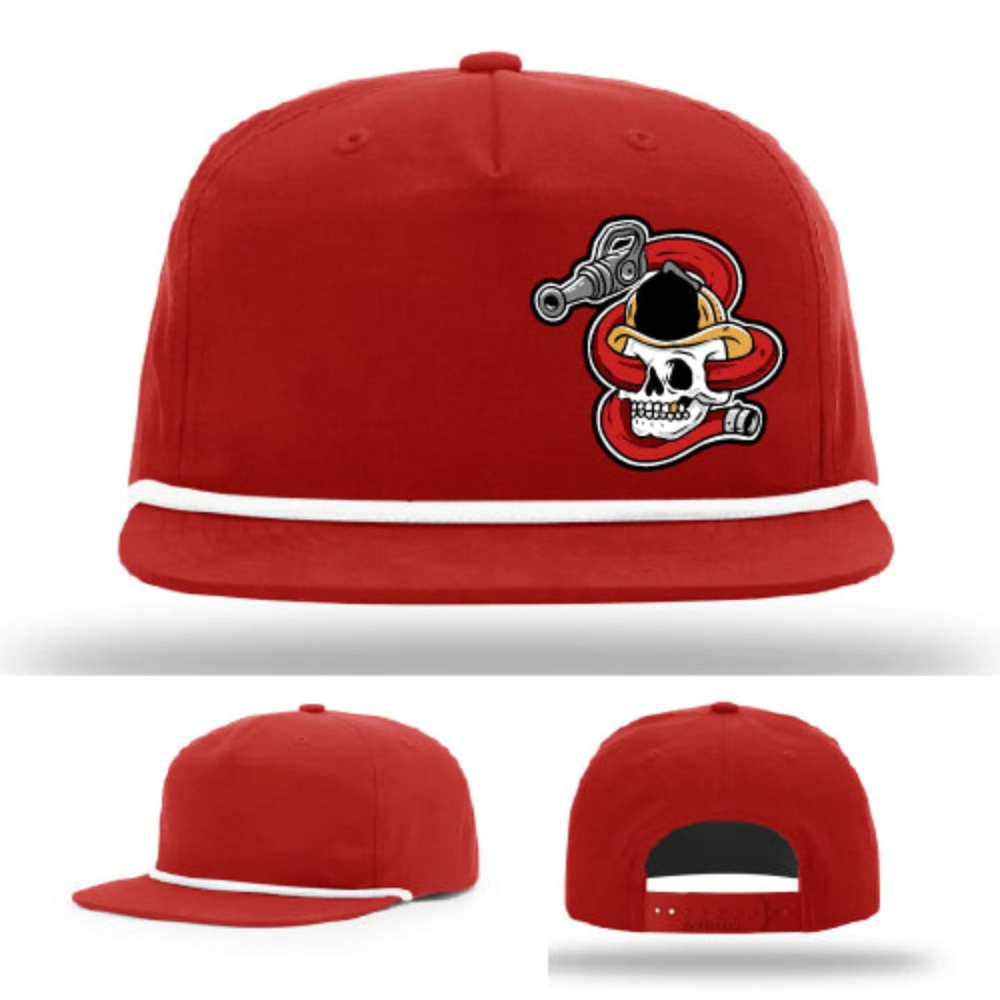 Get Hosed Hat | Firefighter Leather Patch Design