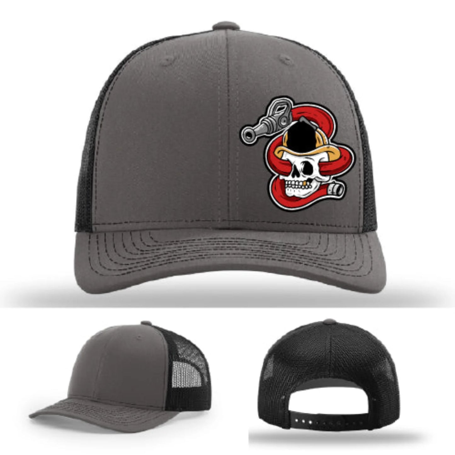 Get Hosed Hat | Firefighter Leather Patch Design
