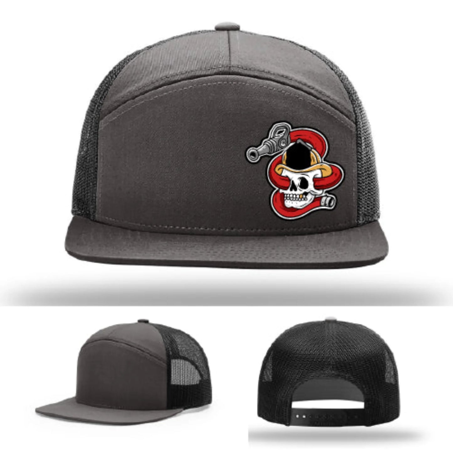 Get Hosed Hat | Firefighter Leather Patch Design