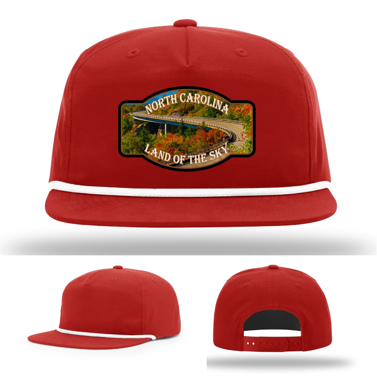 Land of the Sky Leather Patch Hat