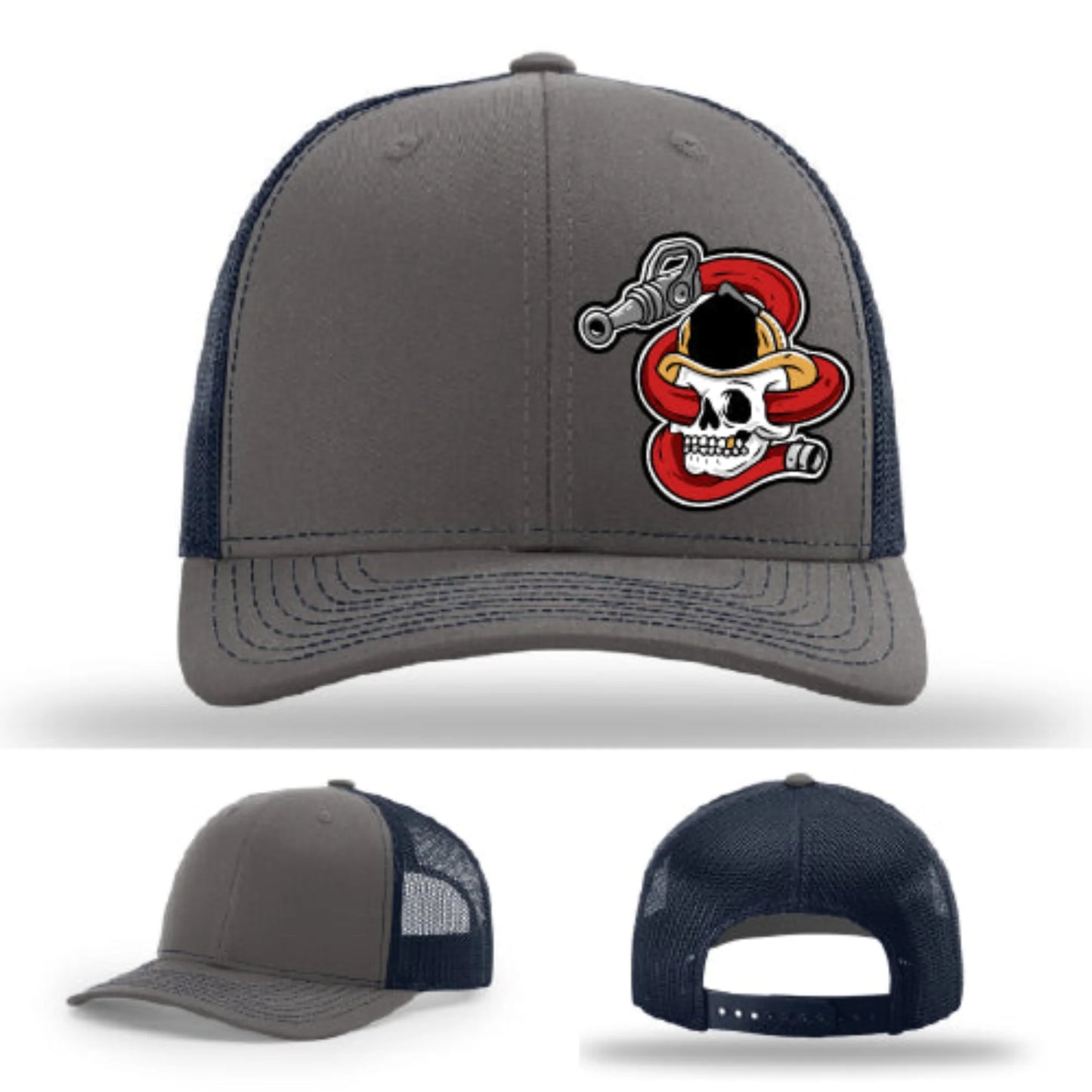 Get Hosed Hat | Firefighter Leather Patch Design