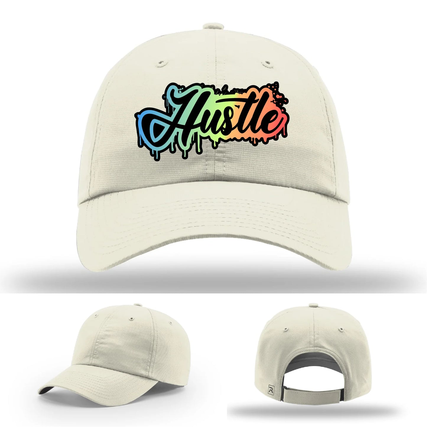 Hustle Leather Patch Hat