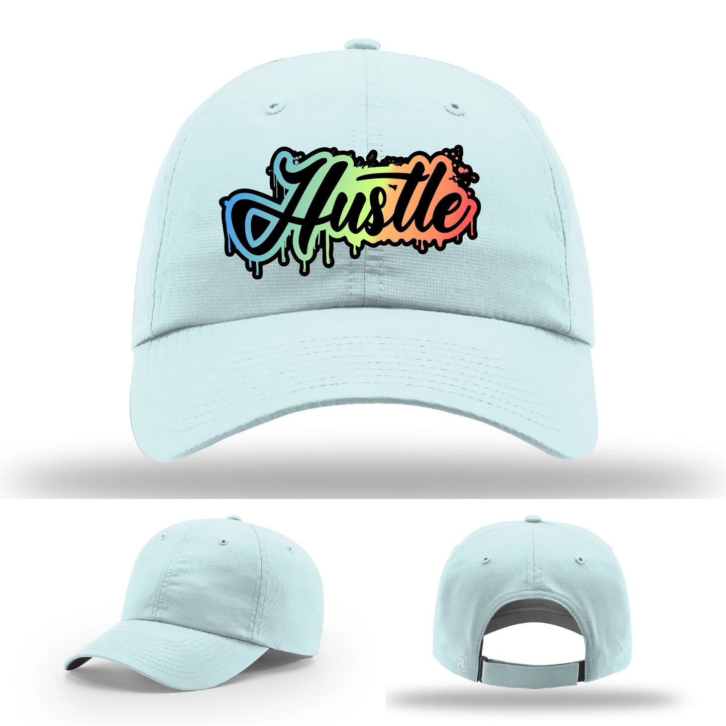 Hustle Leather Patch Hat