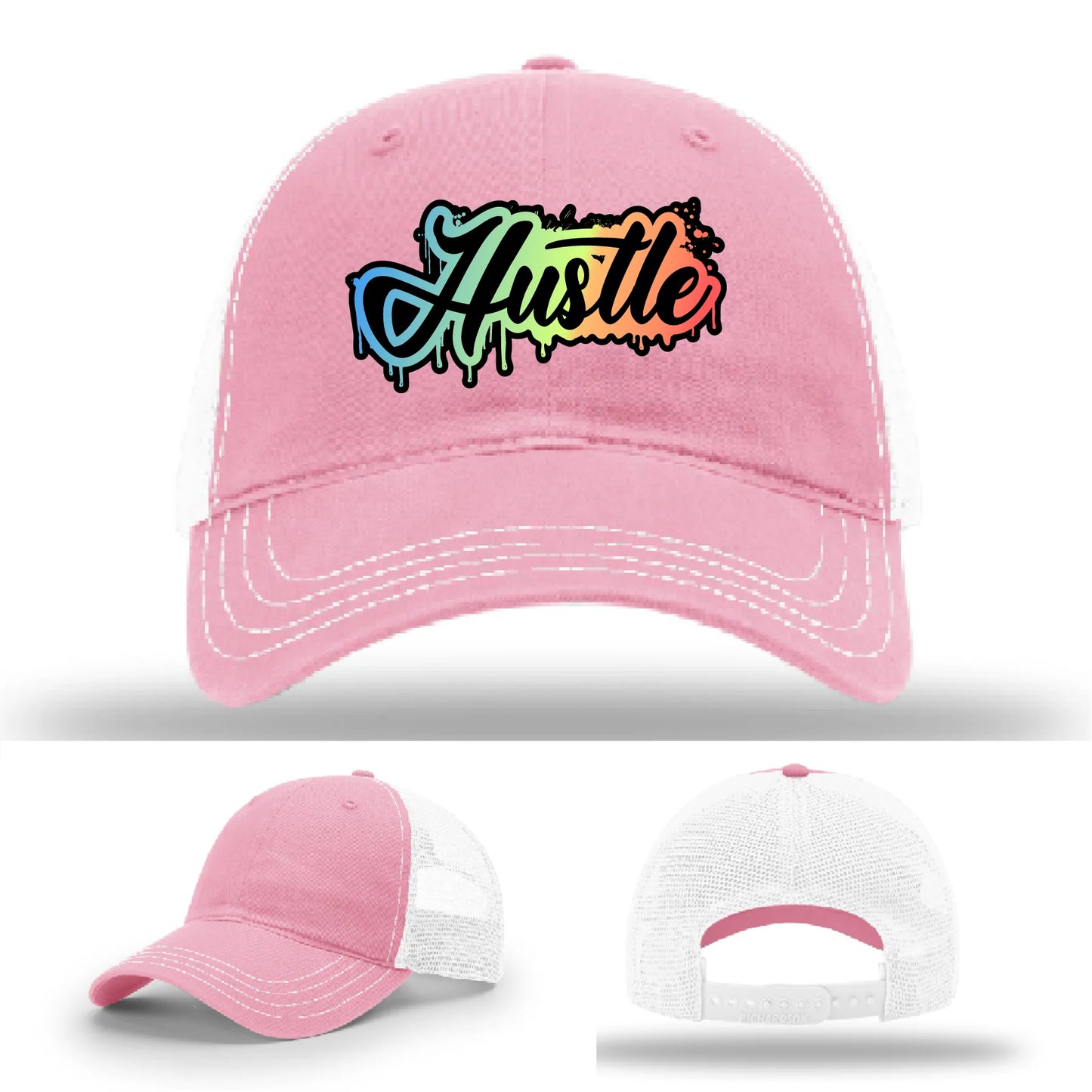Hustle Leather Patch Hat