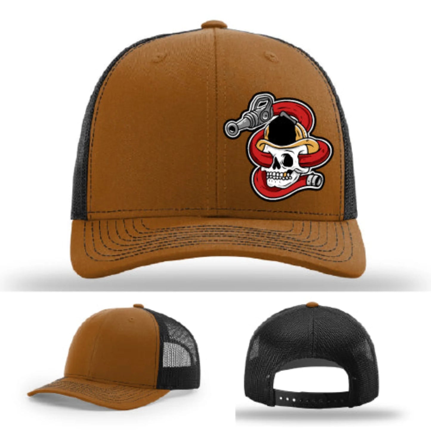 Get Hosed Hat | Firefighter Leather Patch Design