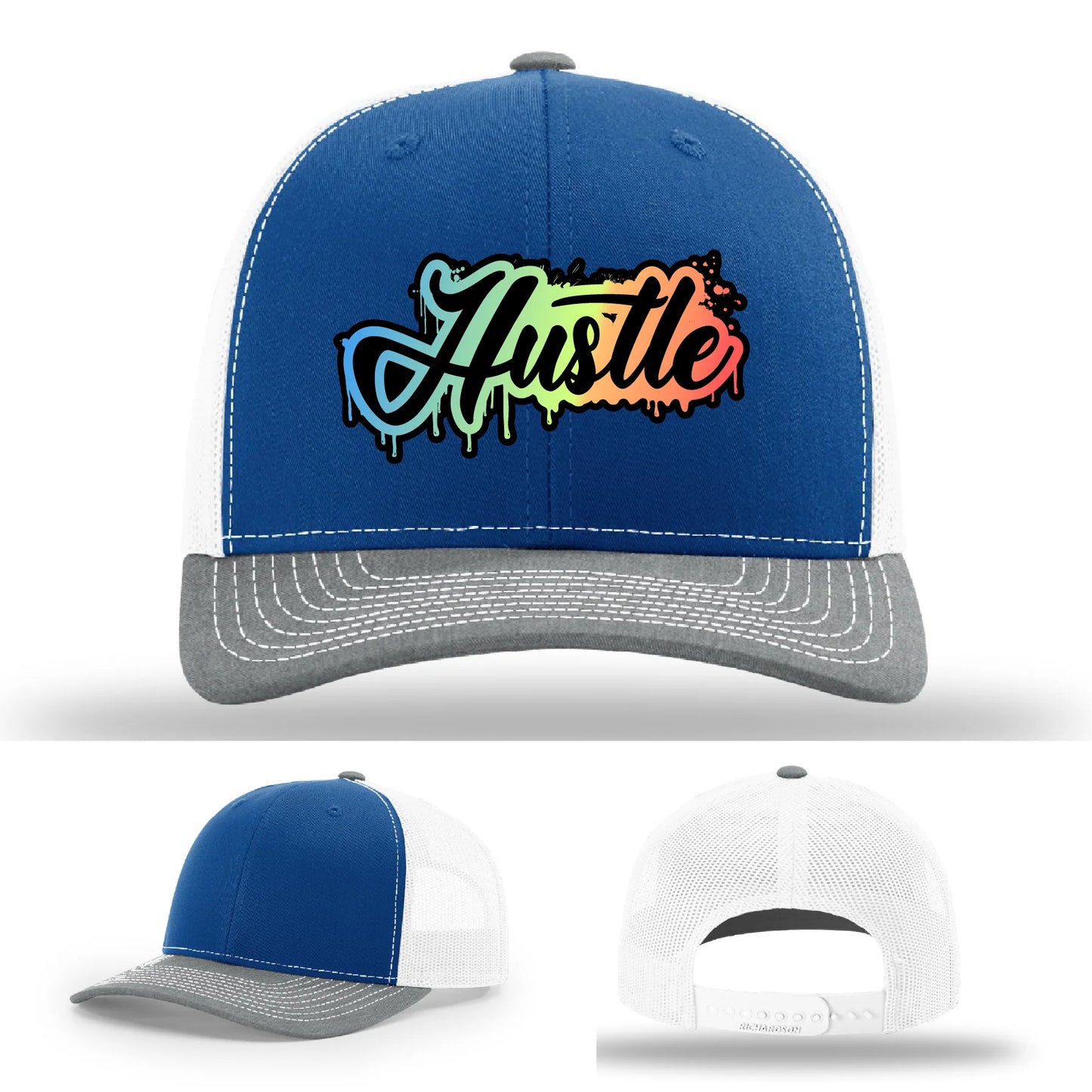 Hustle Leather Patch Hat