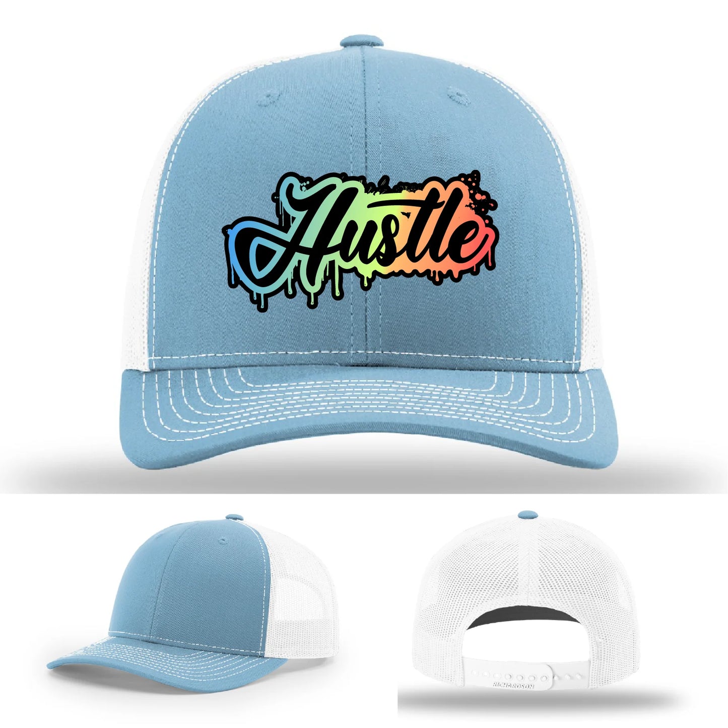 Hustle Leather Patch Hat