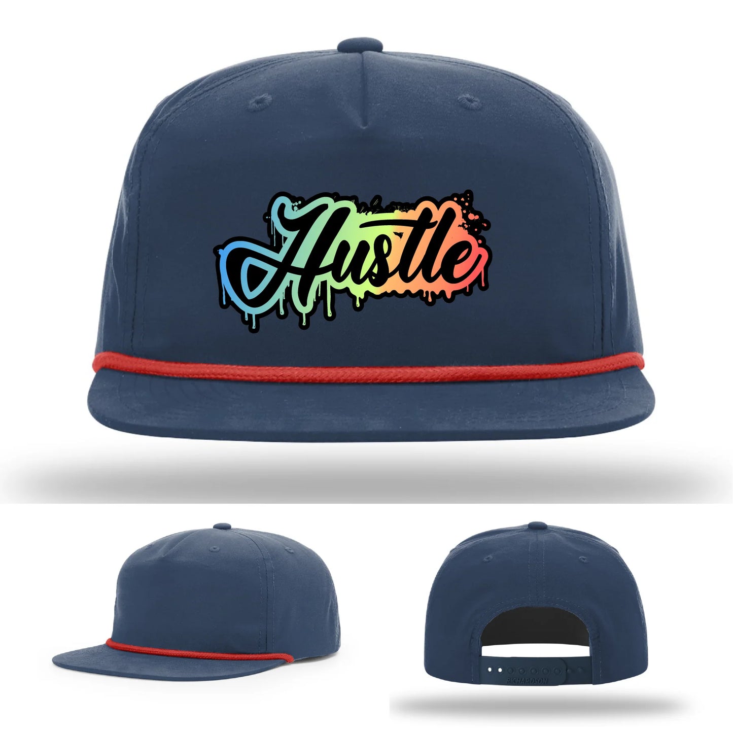 Hustle Leather Patch Hat