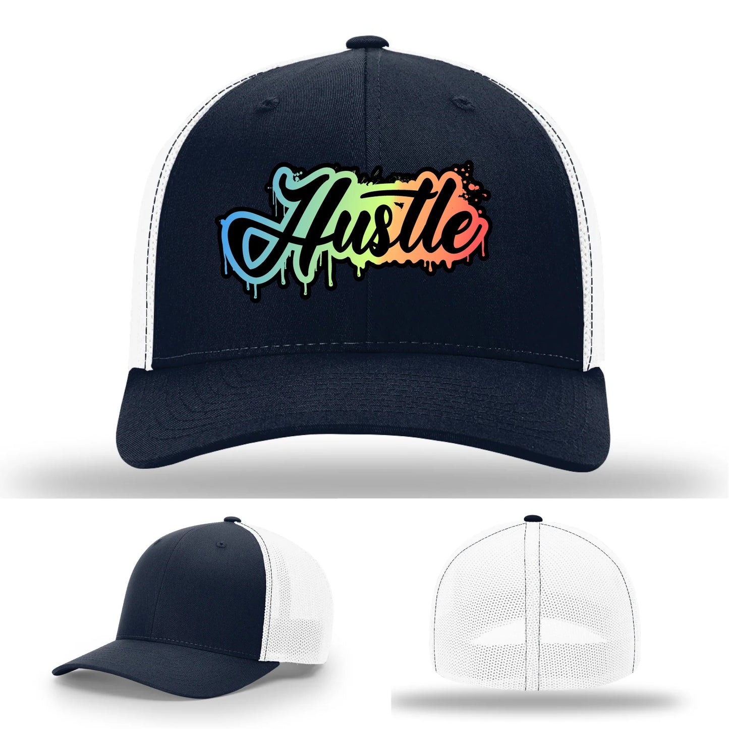 Hustle Leather Patch Hat