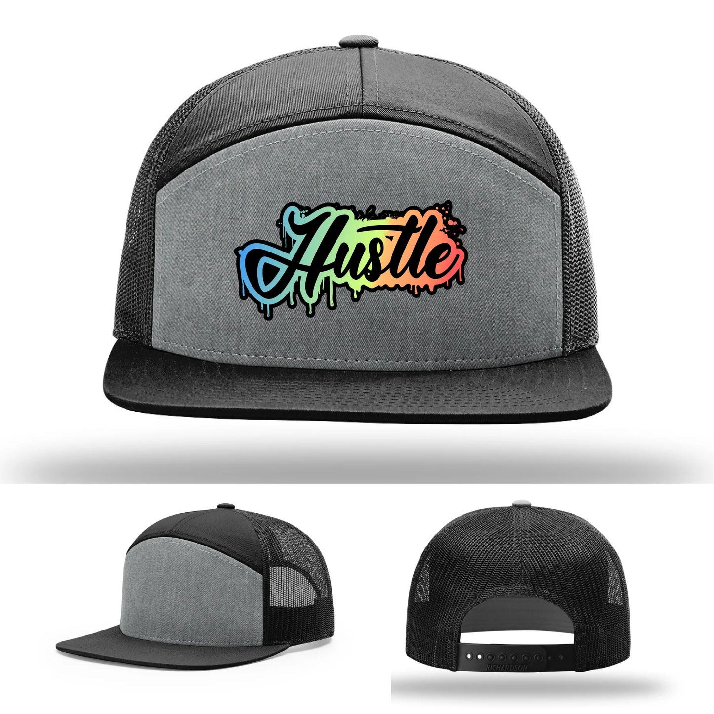 Hustle Leather Patch Hat