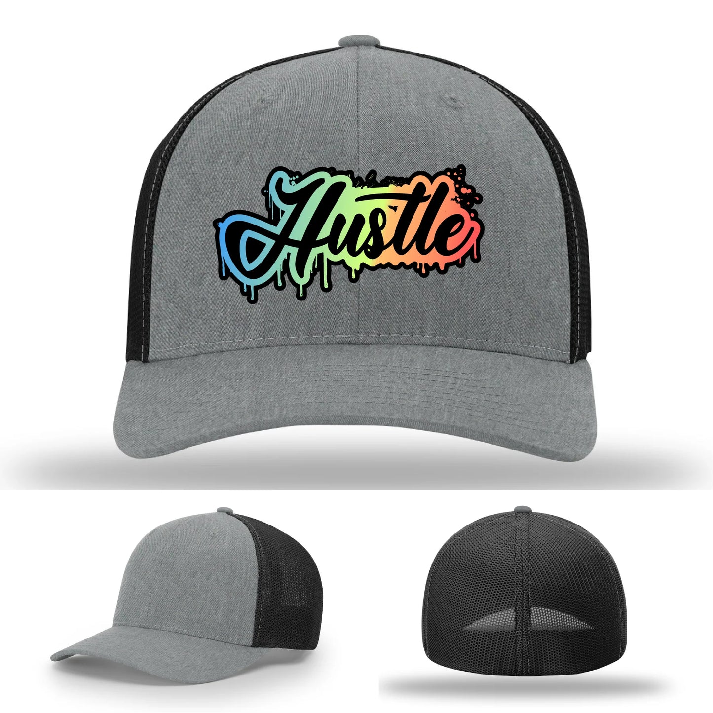 Hustle Leather Patch Hat