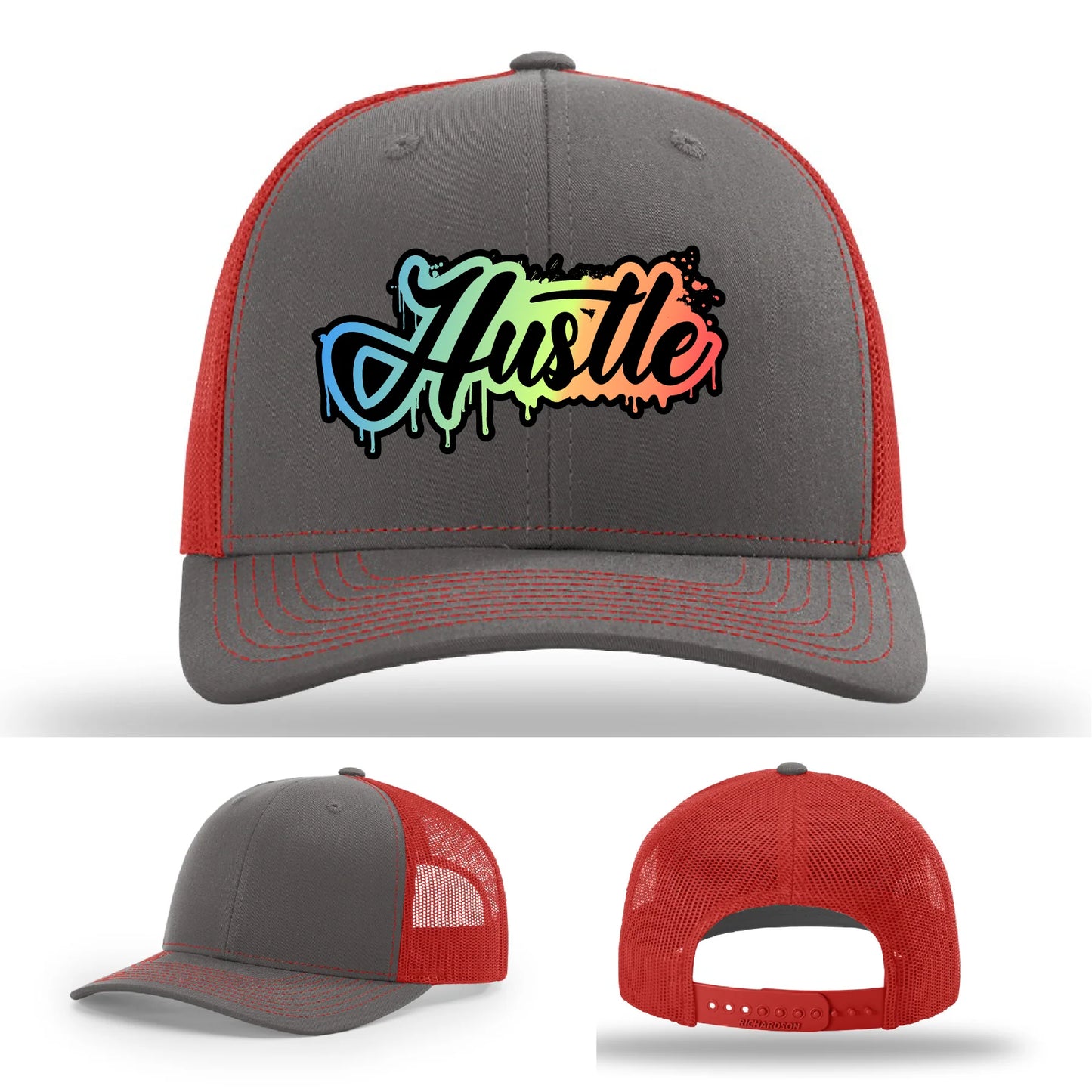 Hustle Leather Patch Hat