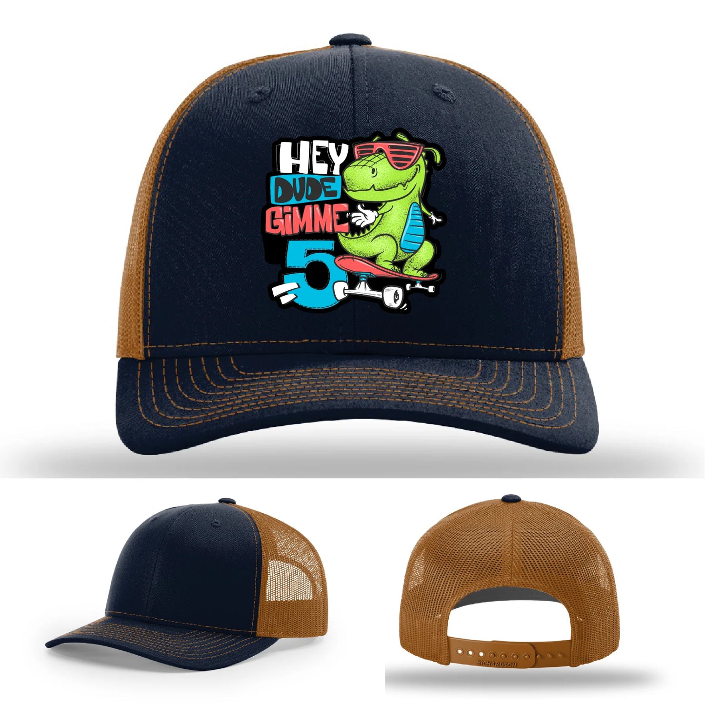 Gimme 5 Leather Patch Hat