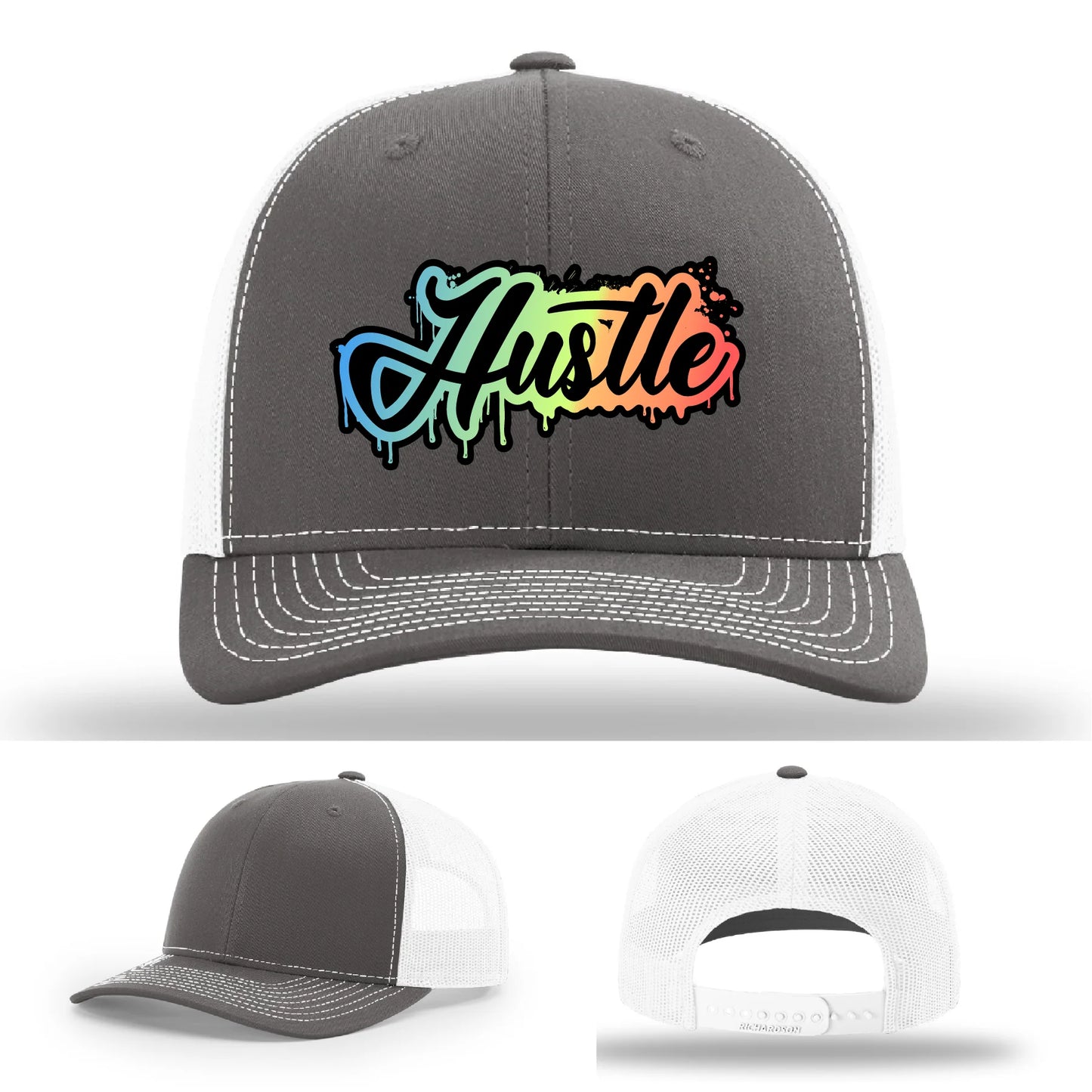 Hustle Leather Patch Hat