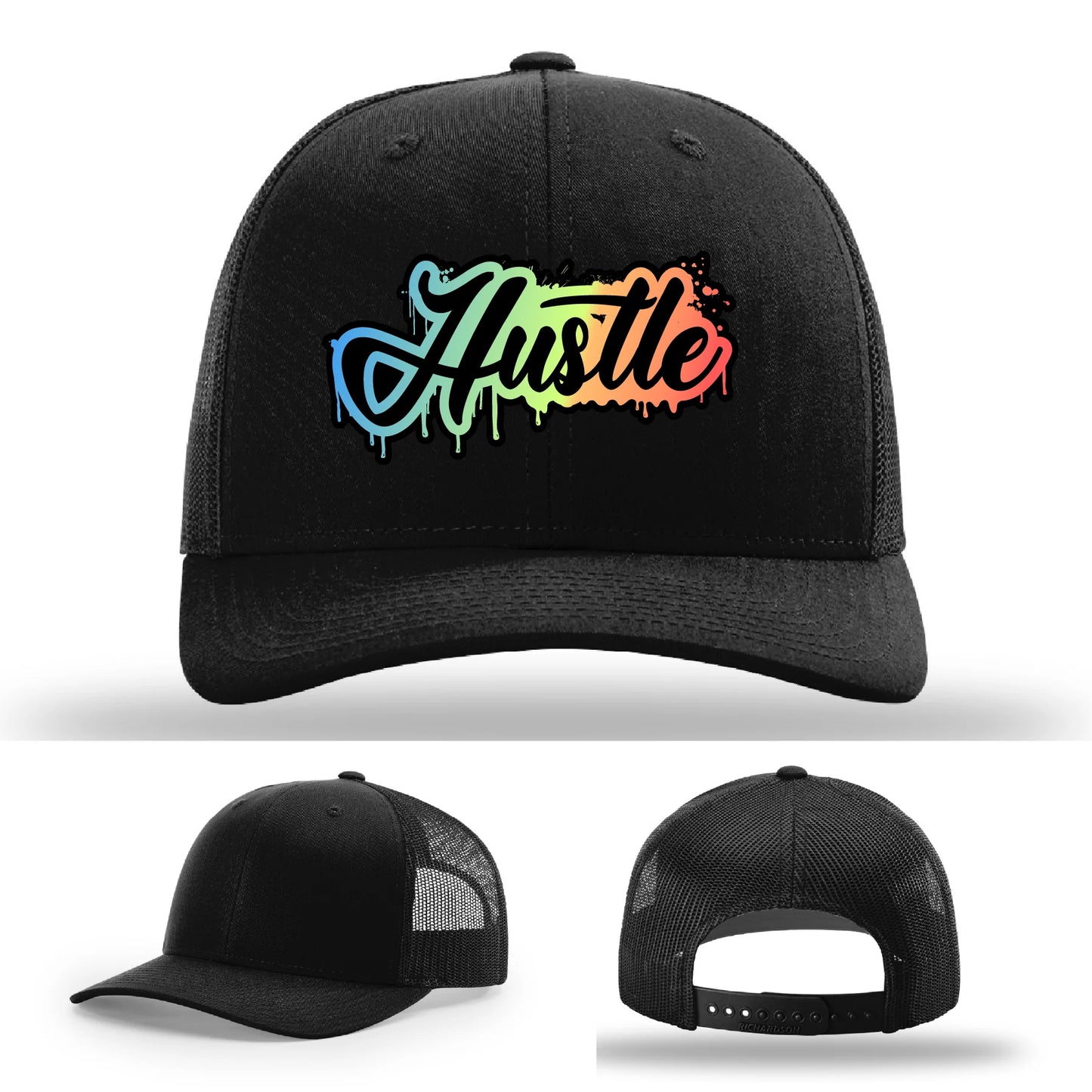 Hustle Leather Patch Hat