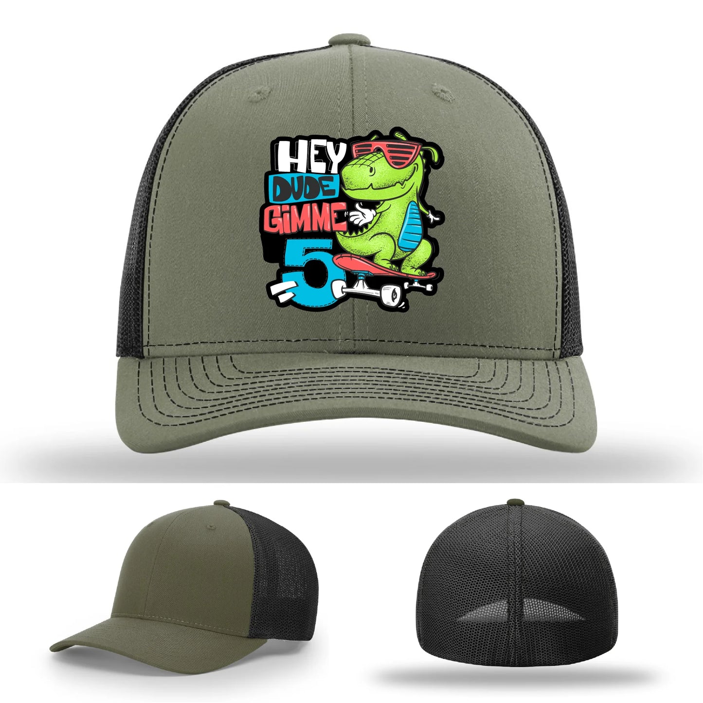 Gimme 5 Leather Patch Hat