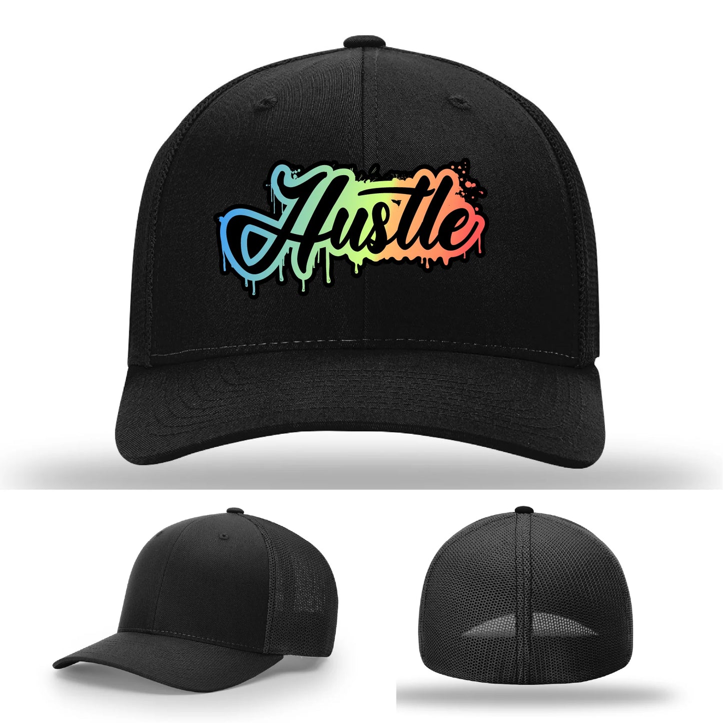 Hustle Leather Patch Hat